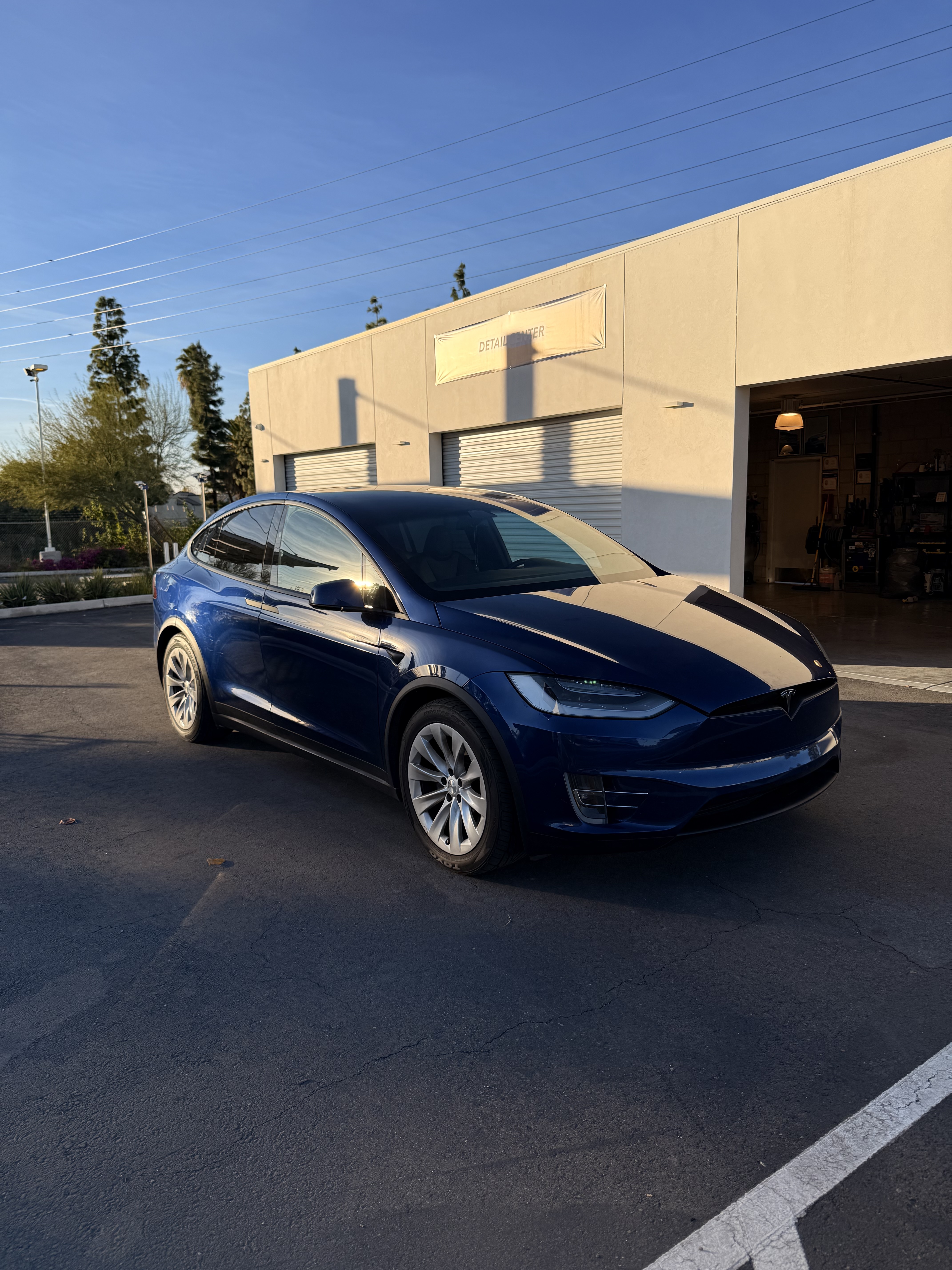 Tesla Model X PPF Blue