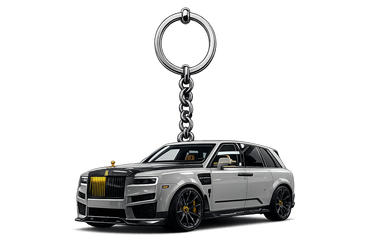 Rolls-Royce Luxury SUV Keychain