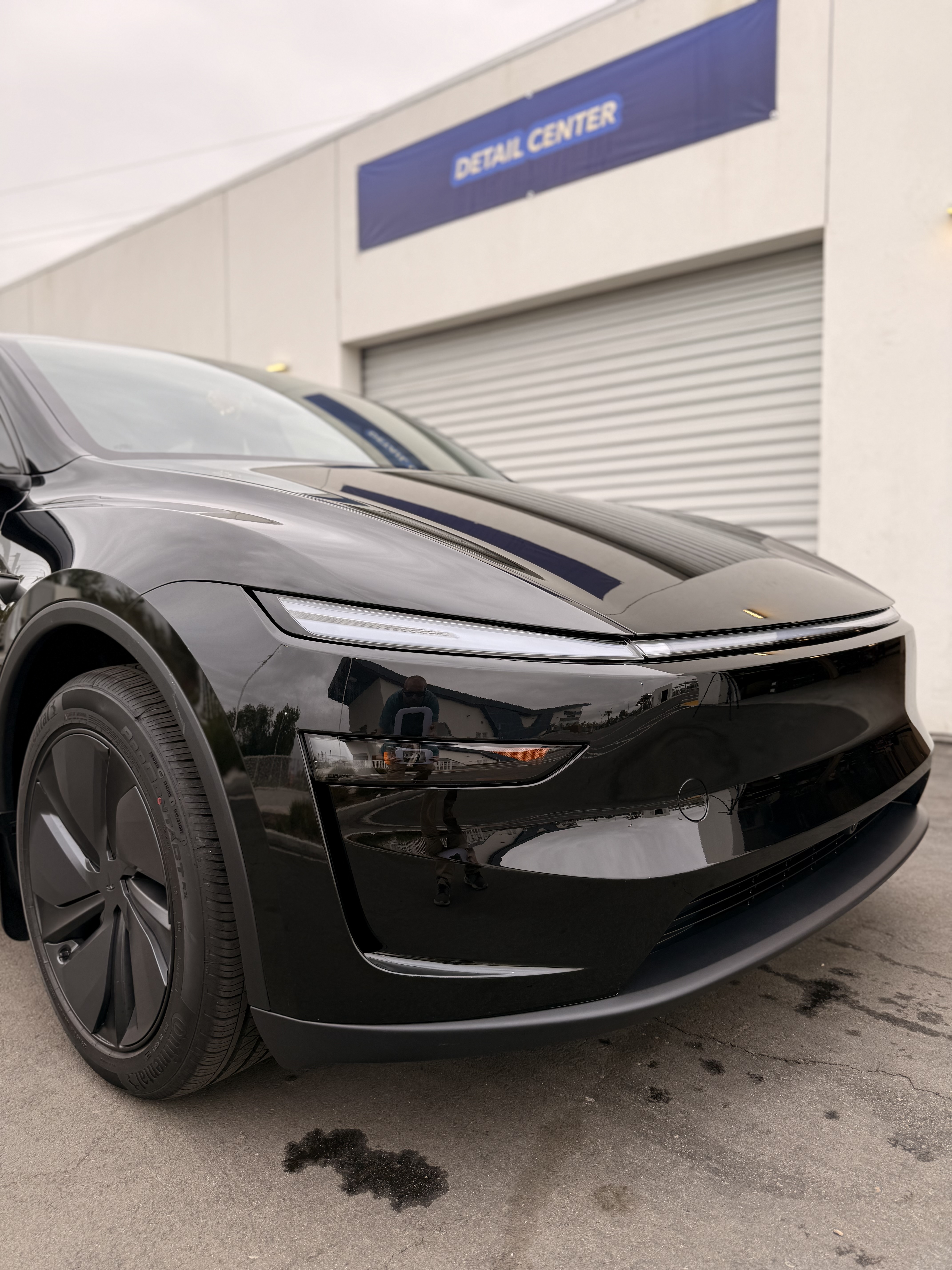 Gloss Clear PPF Installation on Tesla at CDA Auto Styling Riverside