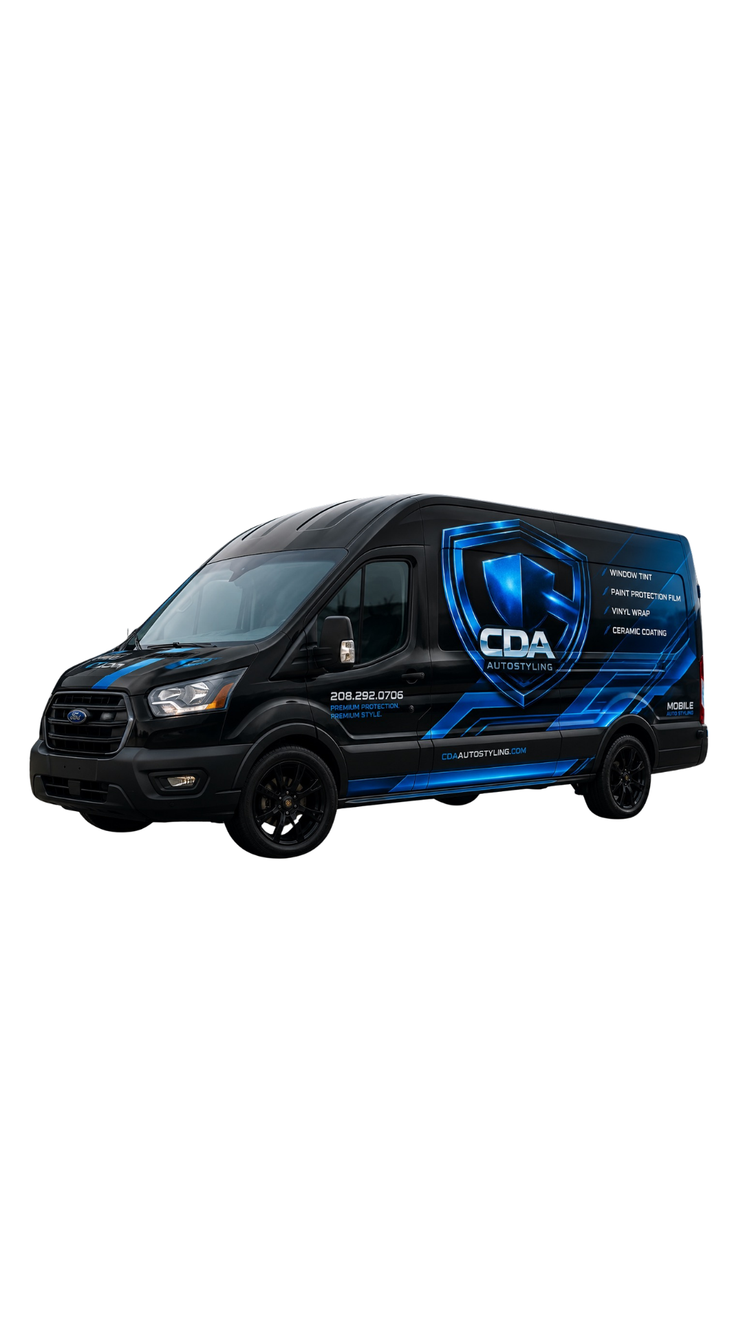 CDA Auto Styling mobile detailing and protection van.