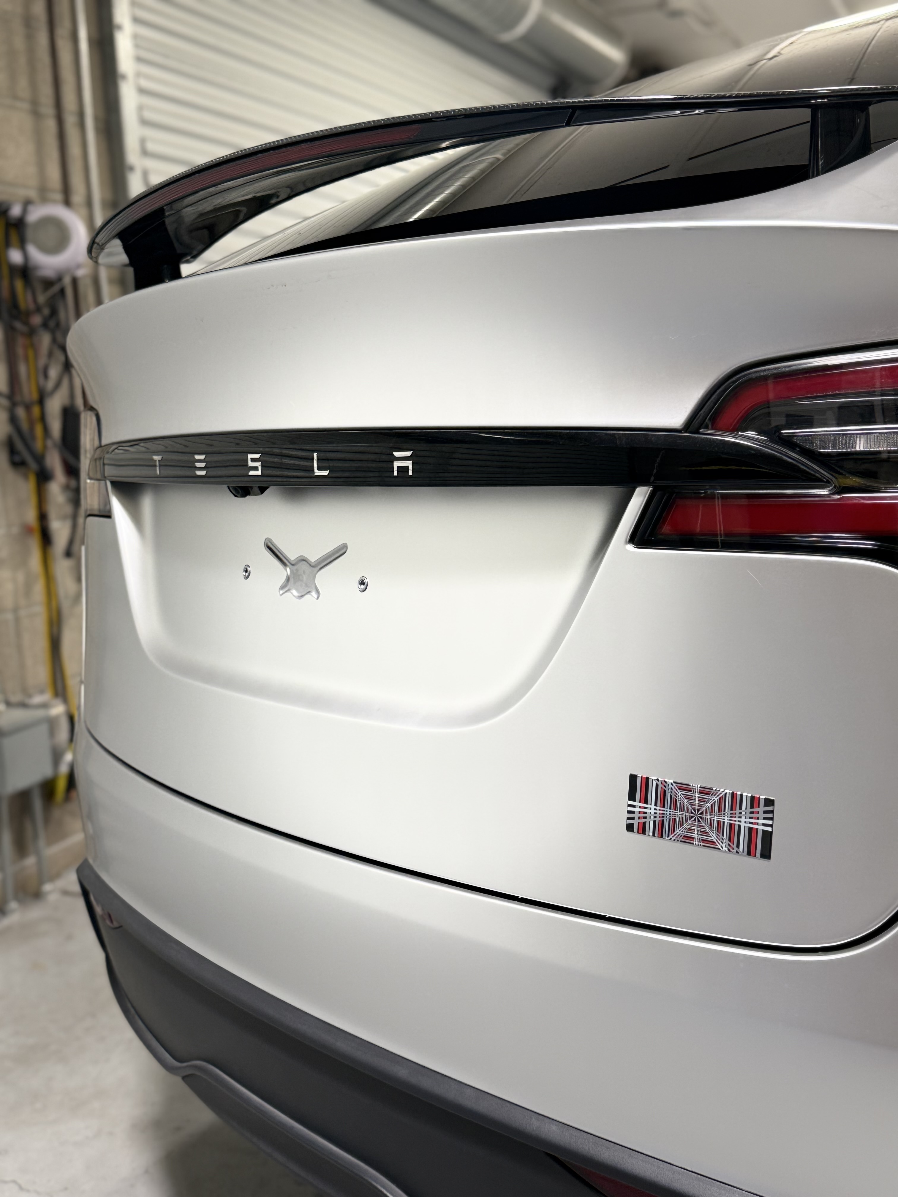 Tesla Model X Colored PPF Rear