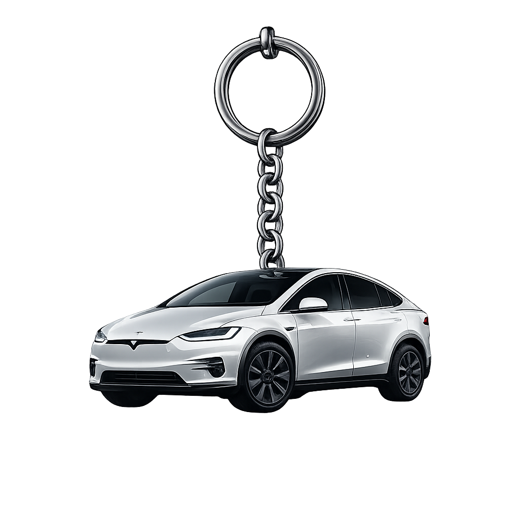 Tesla Model X Keychain