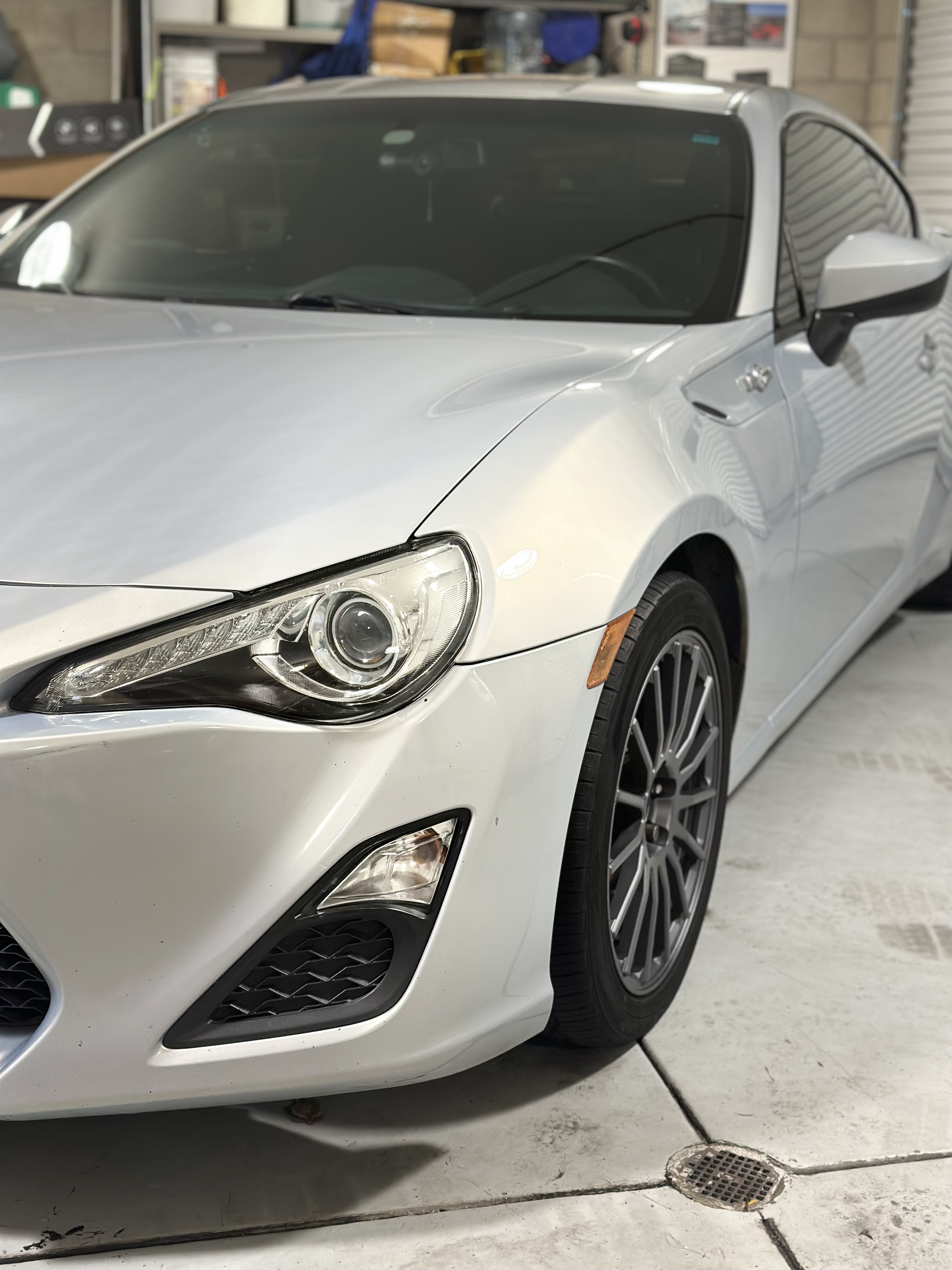 Scion FRS Headlight Restoration and Ceramic Coating