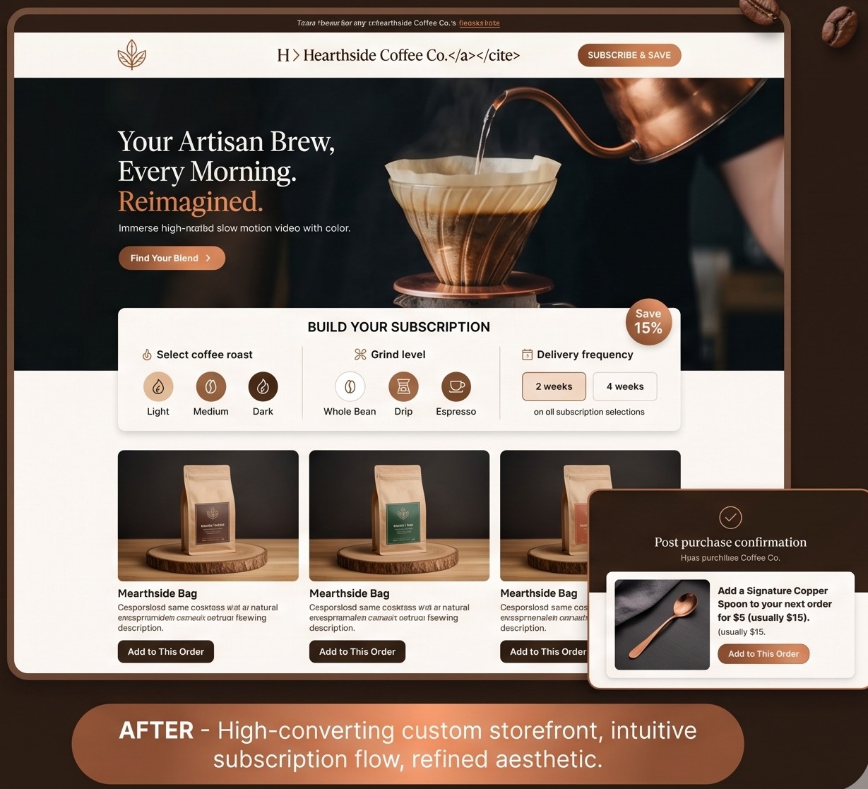 Hearthside Coffee Co. After
