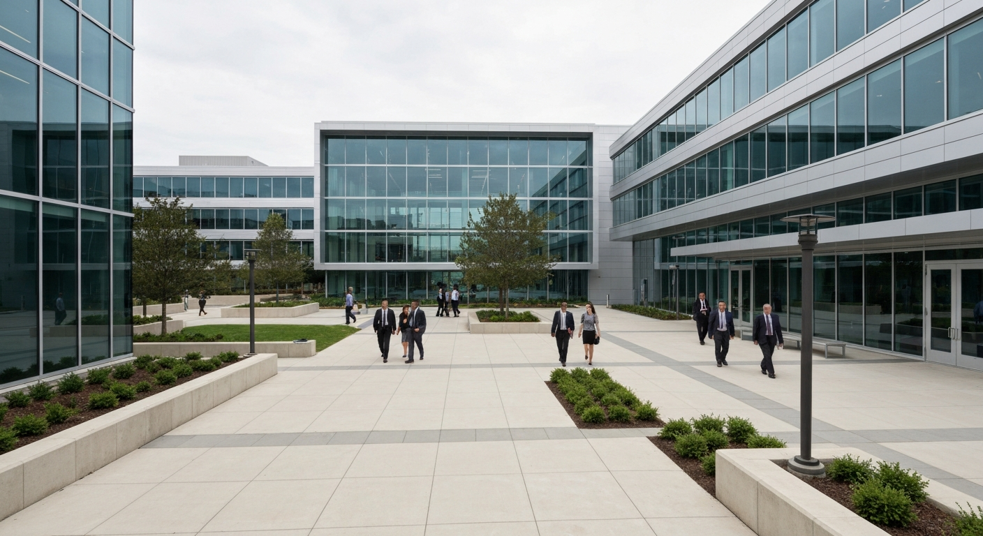 Alpharetta Georgia technology park and modern corporate campus environments