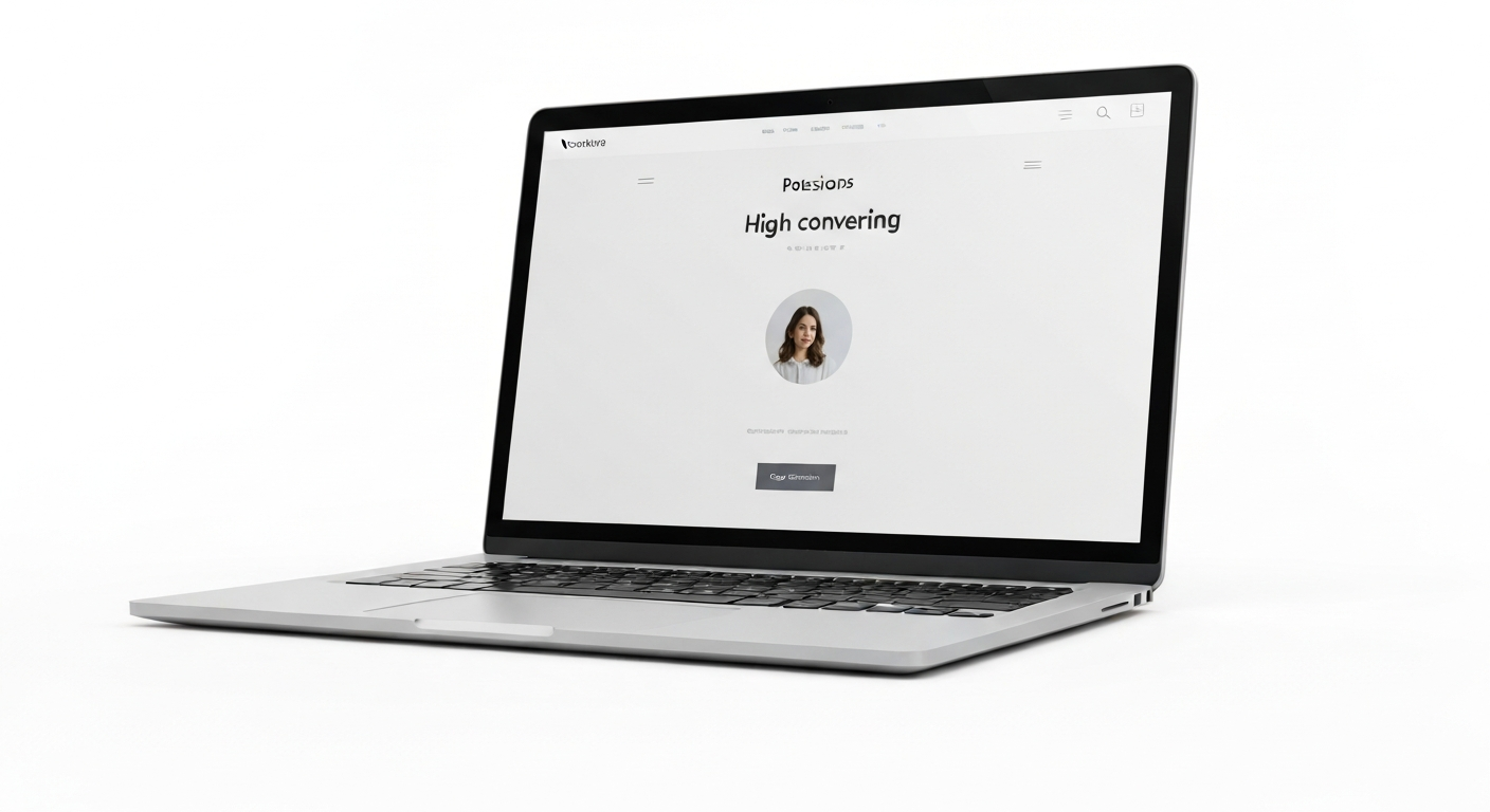 High Converting Website Mockup