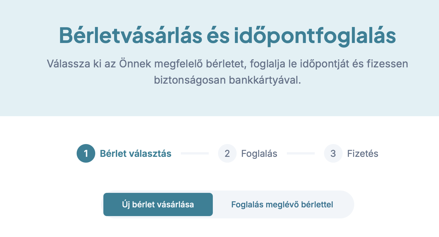 Naptár és foglalási folyamat