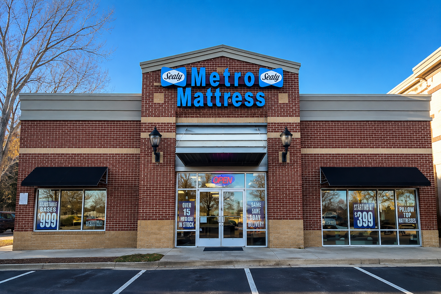 Metro Mattress of Georgia storefront in Buford, GA