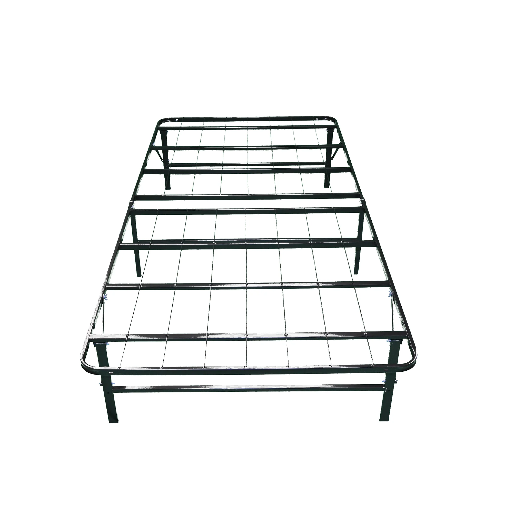 W. Silver IdealFrame High-Rise Platform Base in black steel