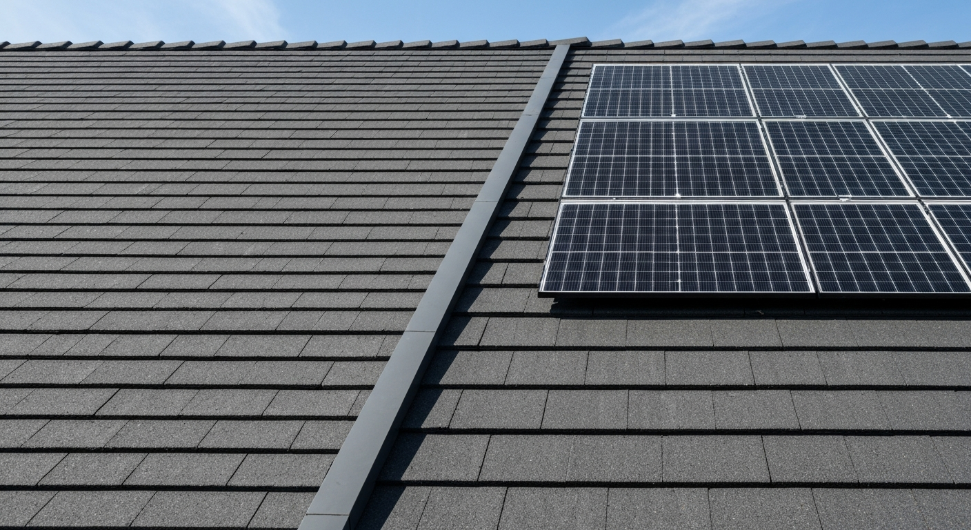 Seamless solar and roofing integration