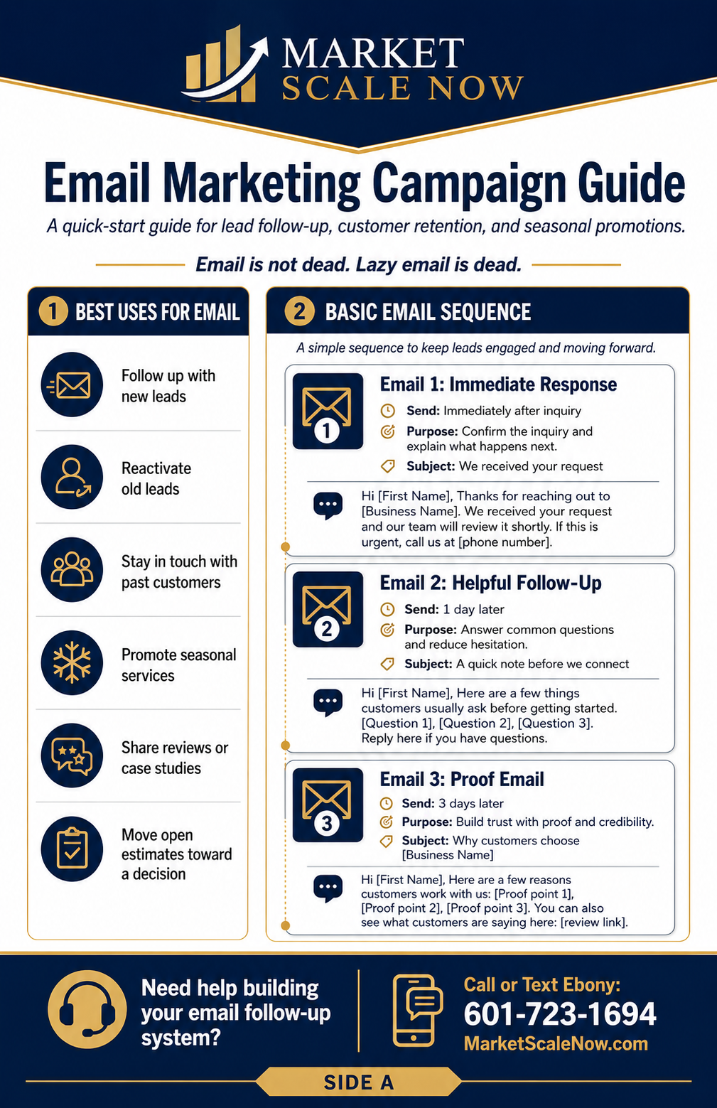 Email Guide Side A