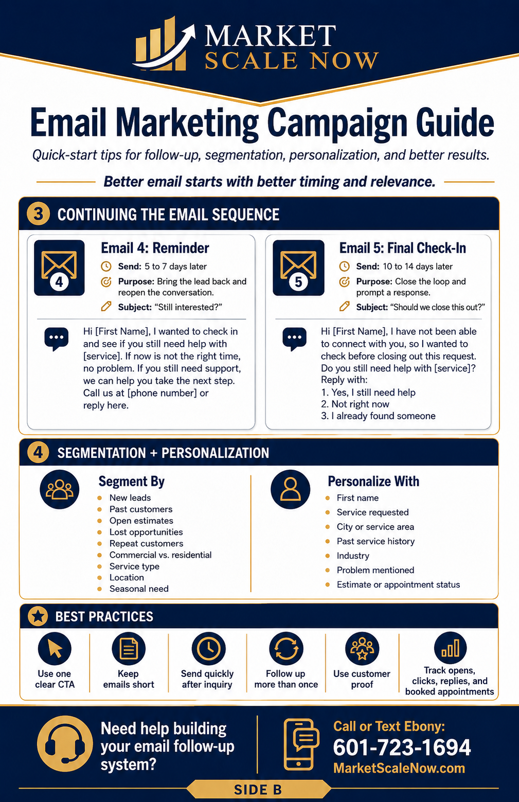 Email Guide Side B
