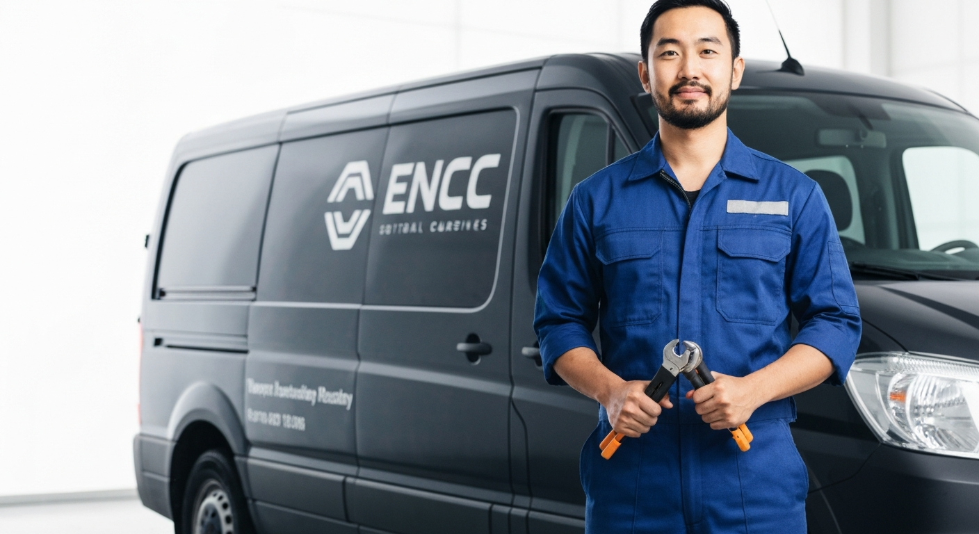 HVAC Professional answering emergency service calls