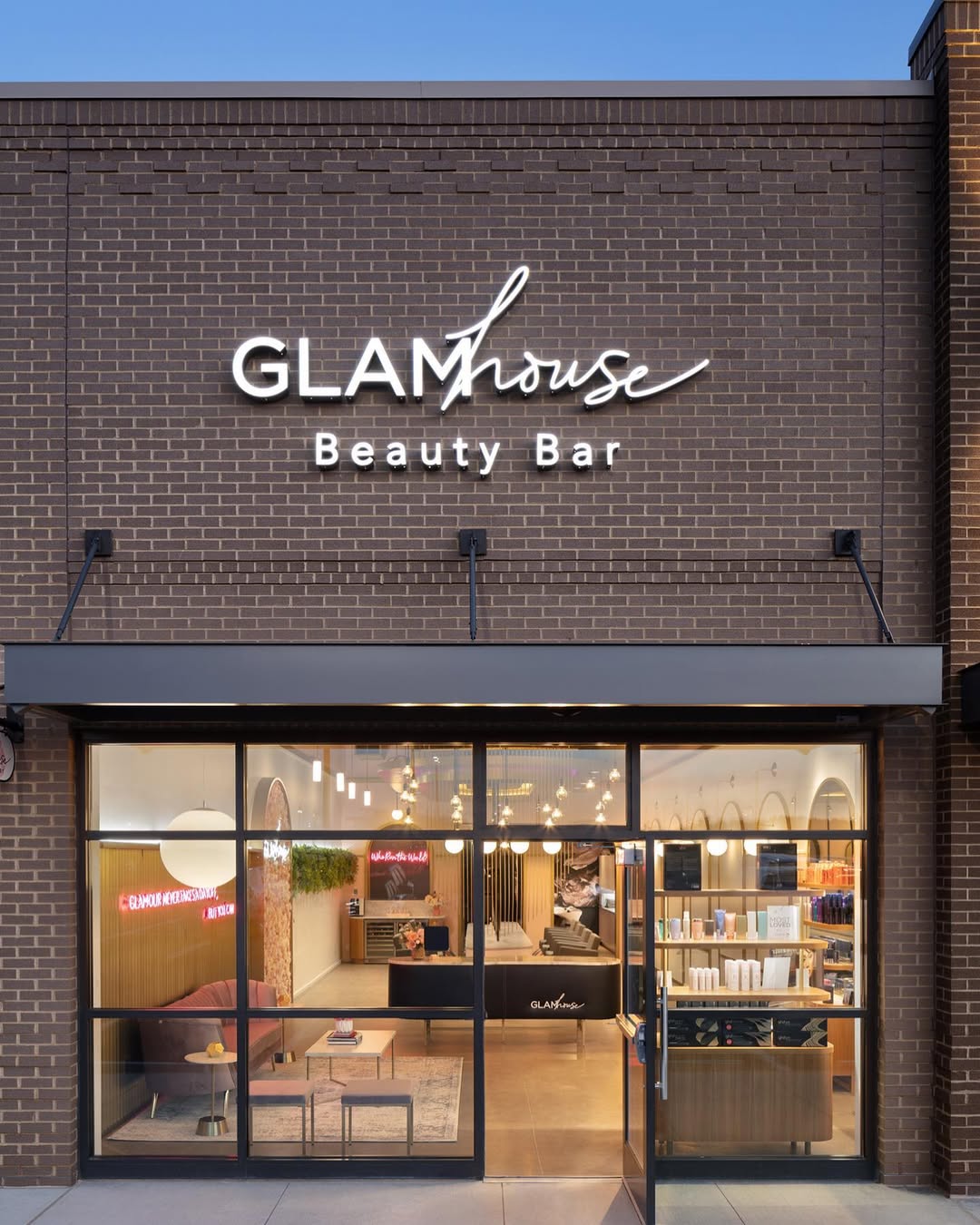 GLAMhouse Beauty Bar Storefront