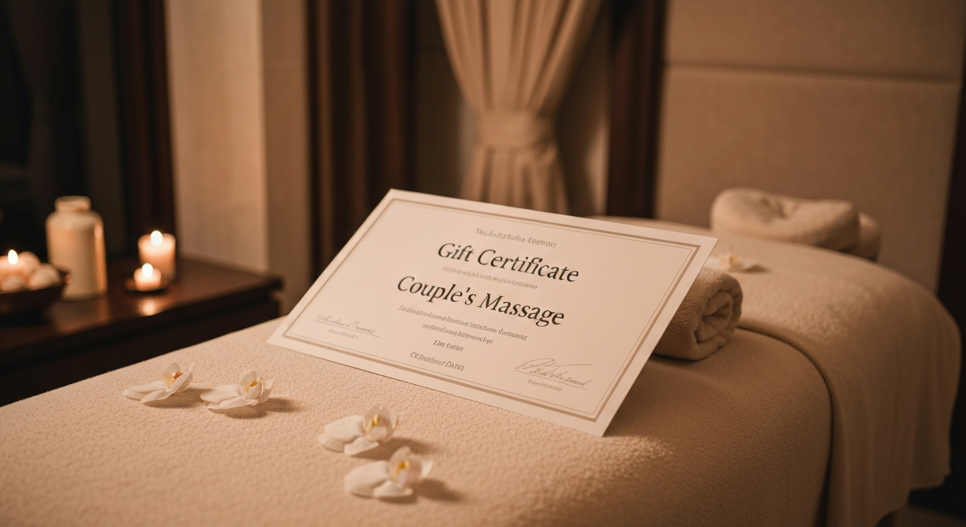 Buy a 7 Sessions - Couples Massage Gift Certificate from Serenity Spa
