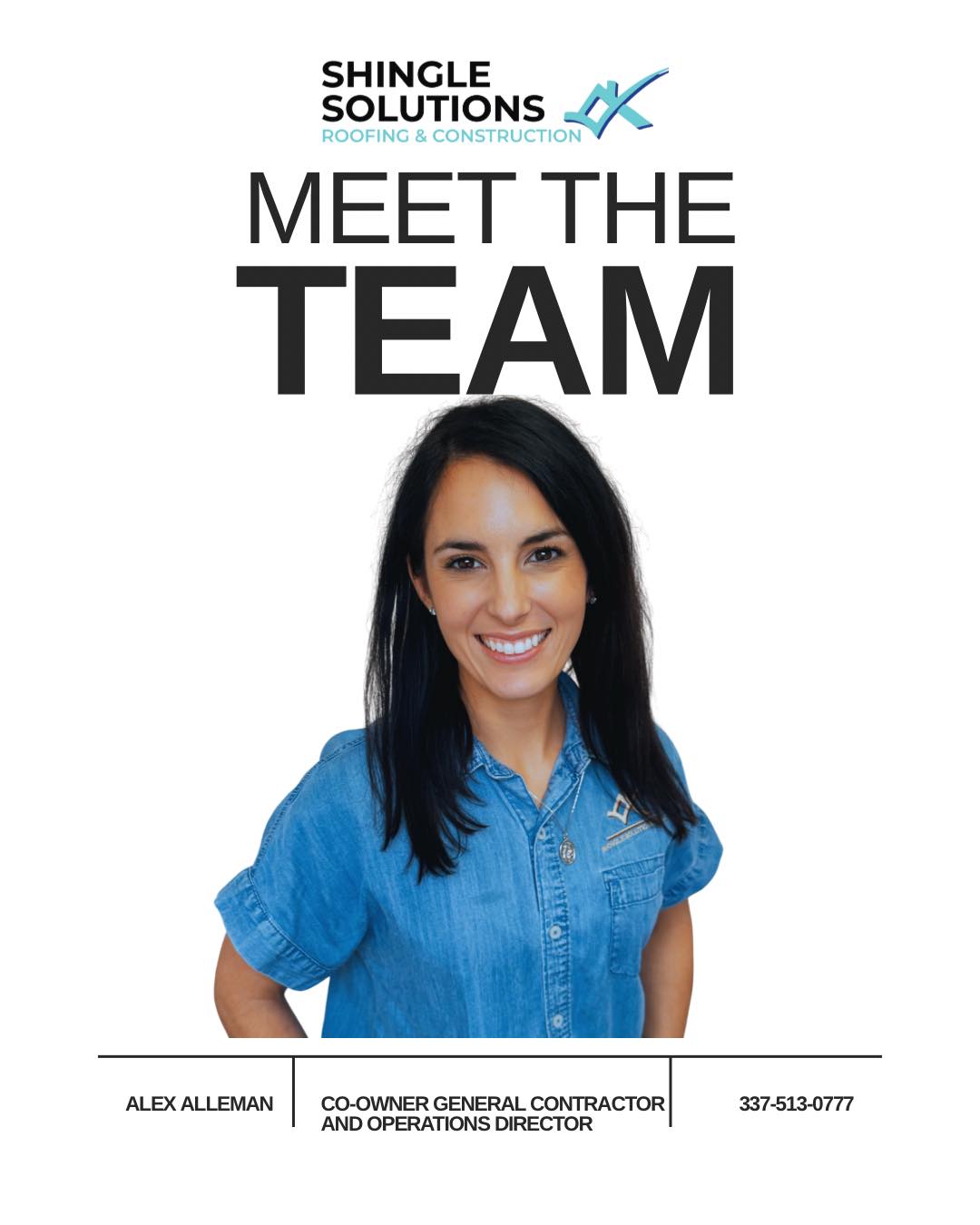 Alex Alleman Co-Owner General Contractor Shingle Solutions Lafayette LA