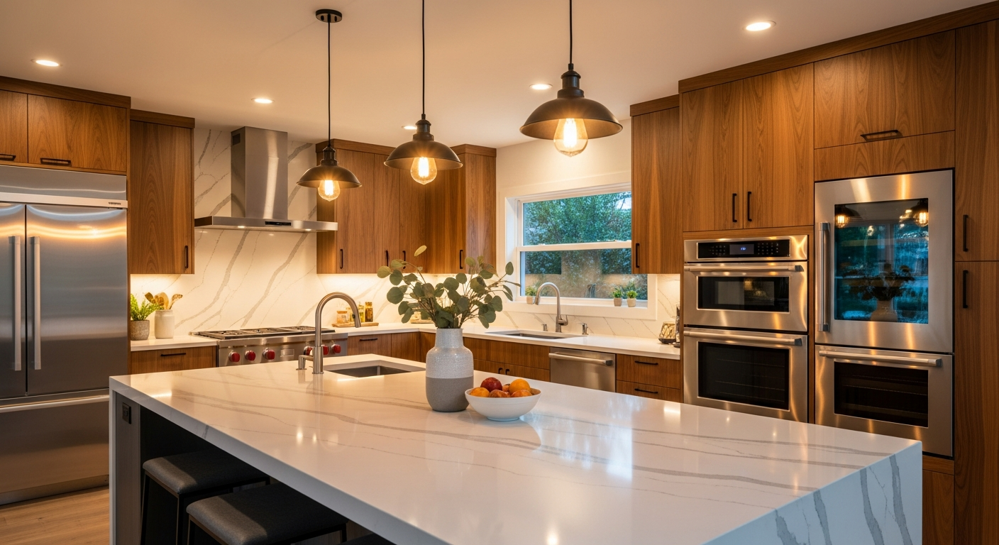 Beautiful open-concept home interior renovation in Surrey
