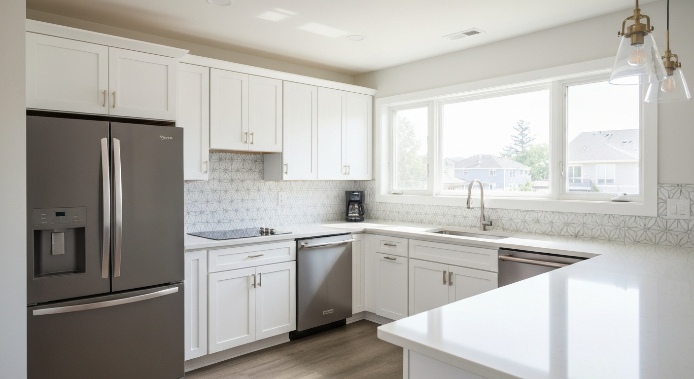 After the completed home renovation project