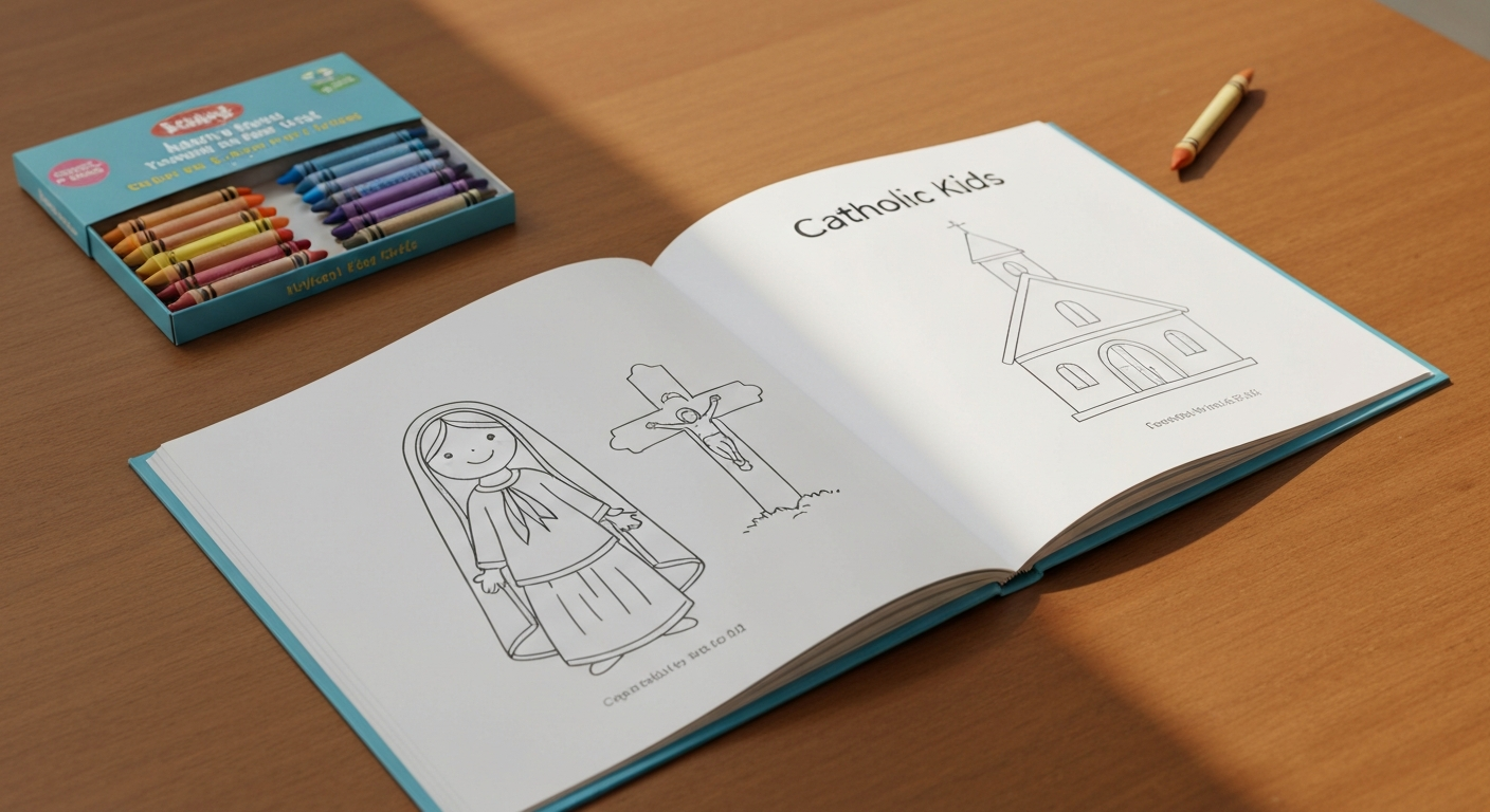 Catholic Kids Coloring Book