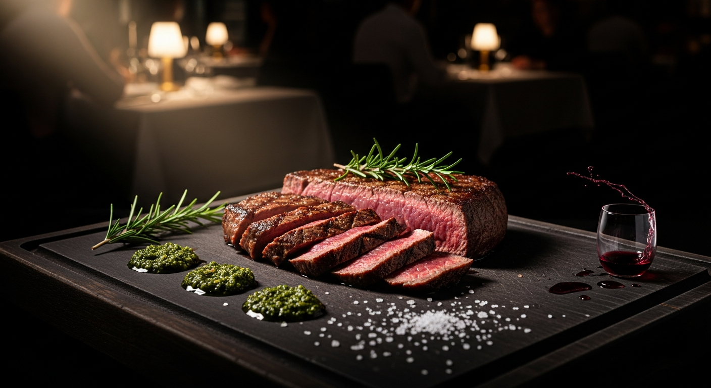 Premium restaurant atmosphere