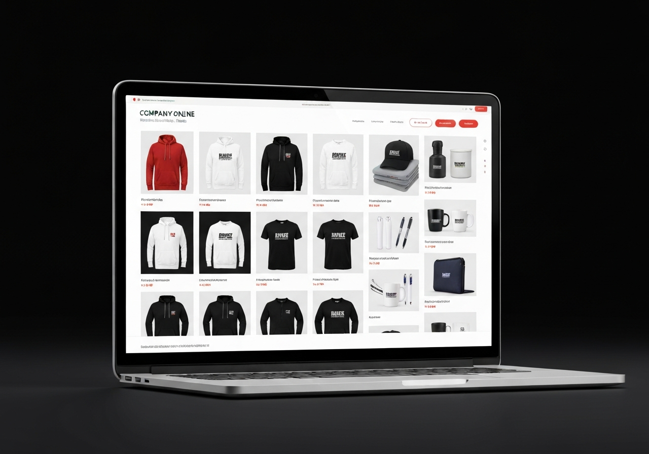 Company Online Store Mockup
