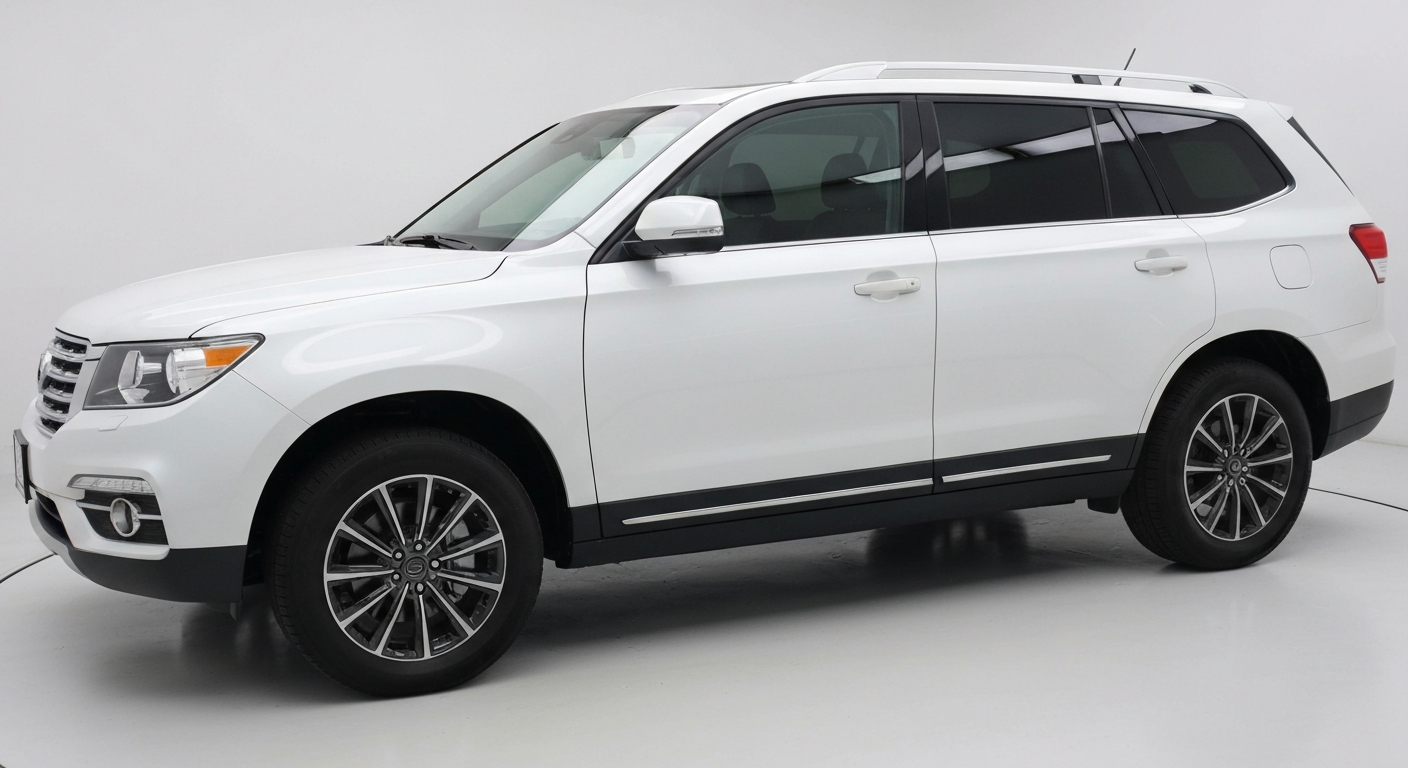 White SUV tinted