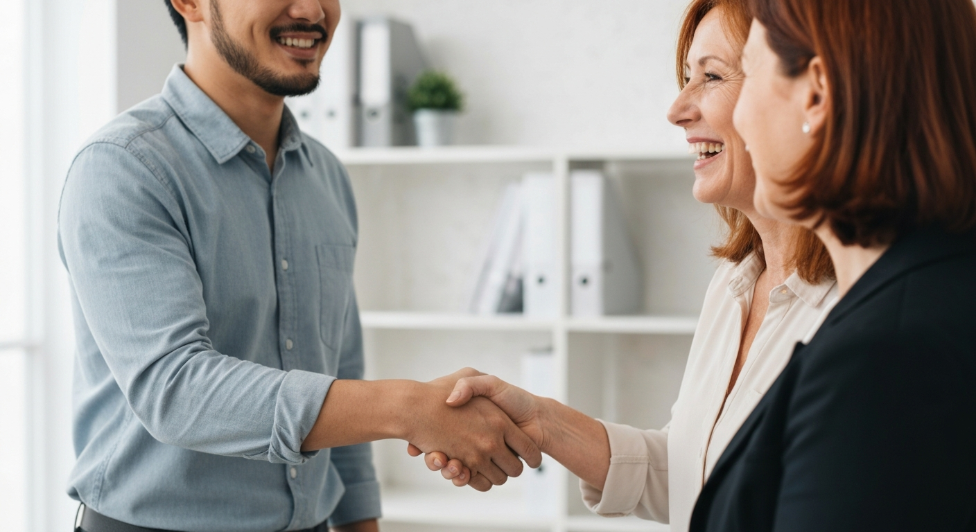 Successful closing handshake