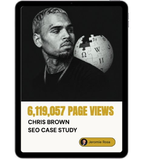 Chris Brown SEO case study featuring a Wikipedia citation