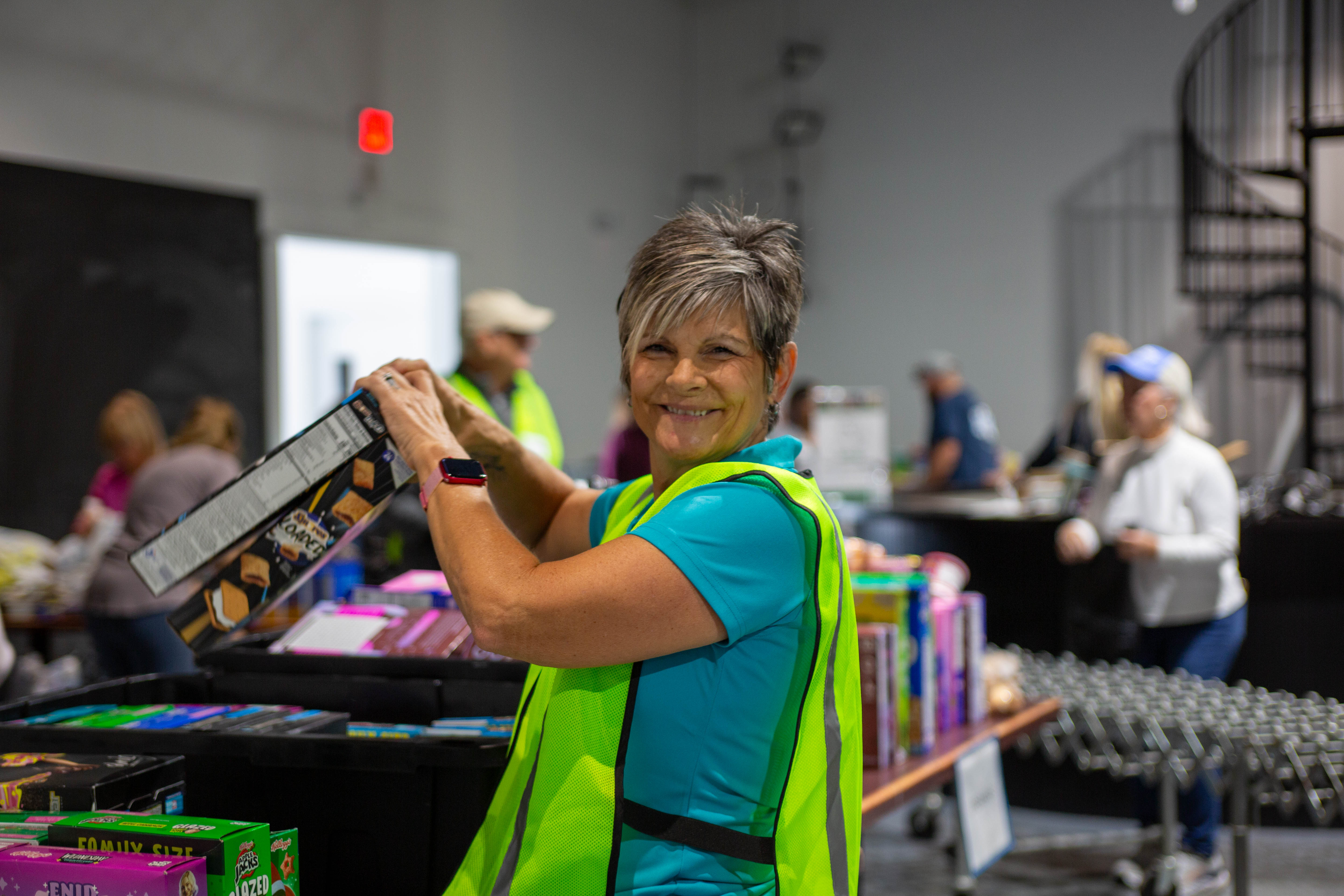 Volunteers at Food Pantry