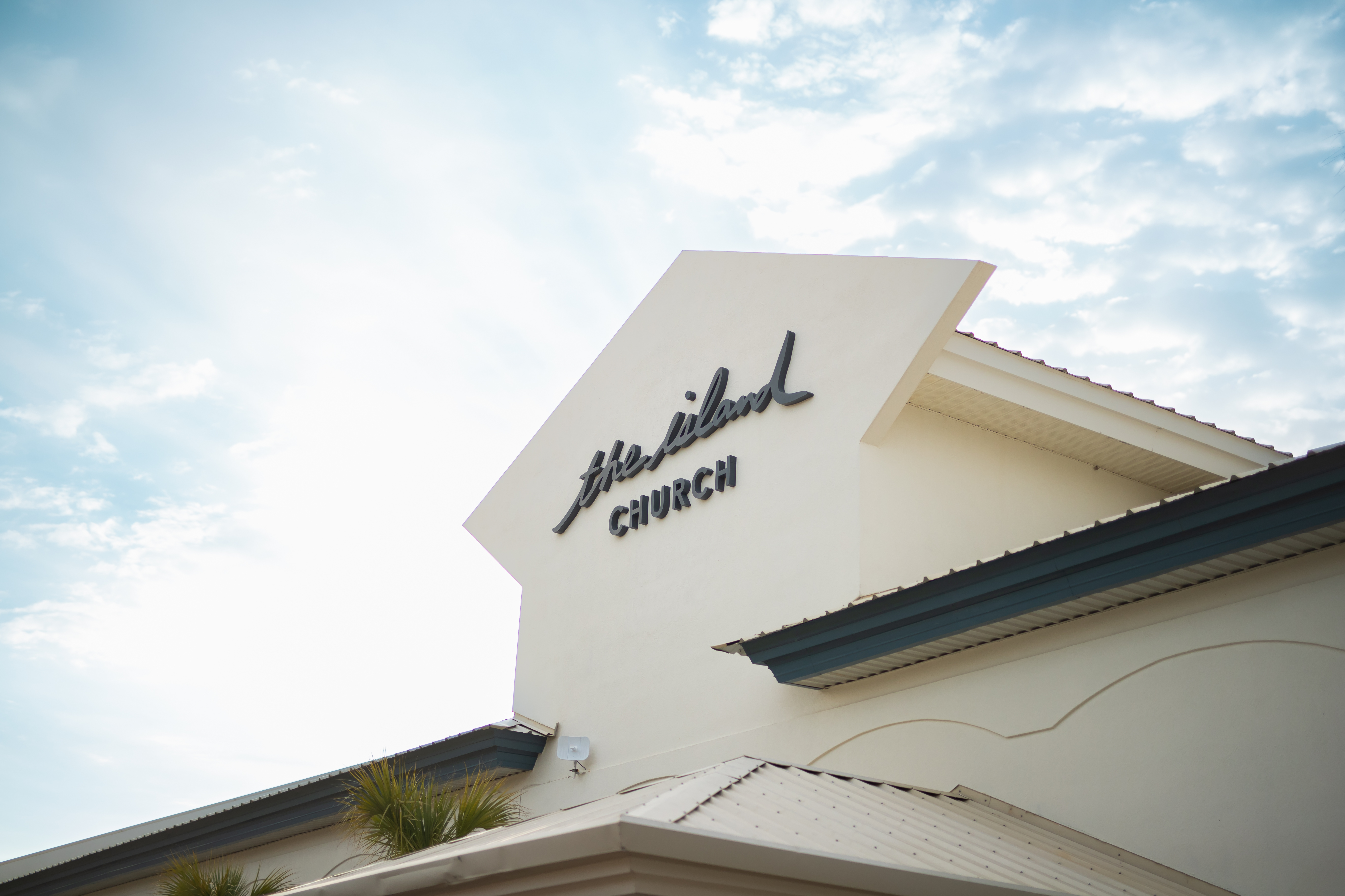 Exterior view of The Island Church building in Orange Beach, Alabama
