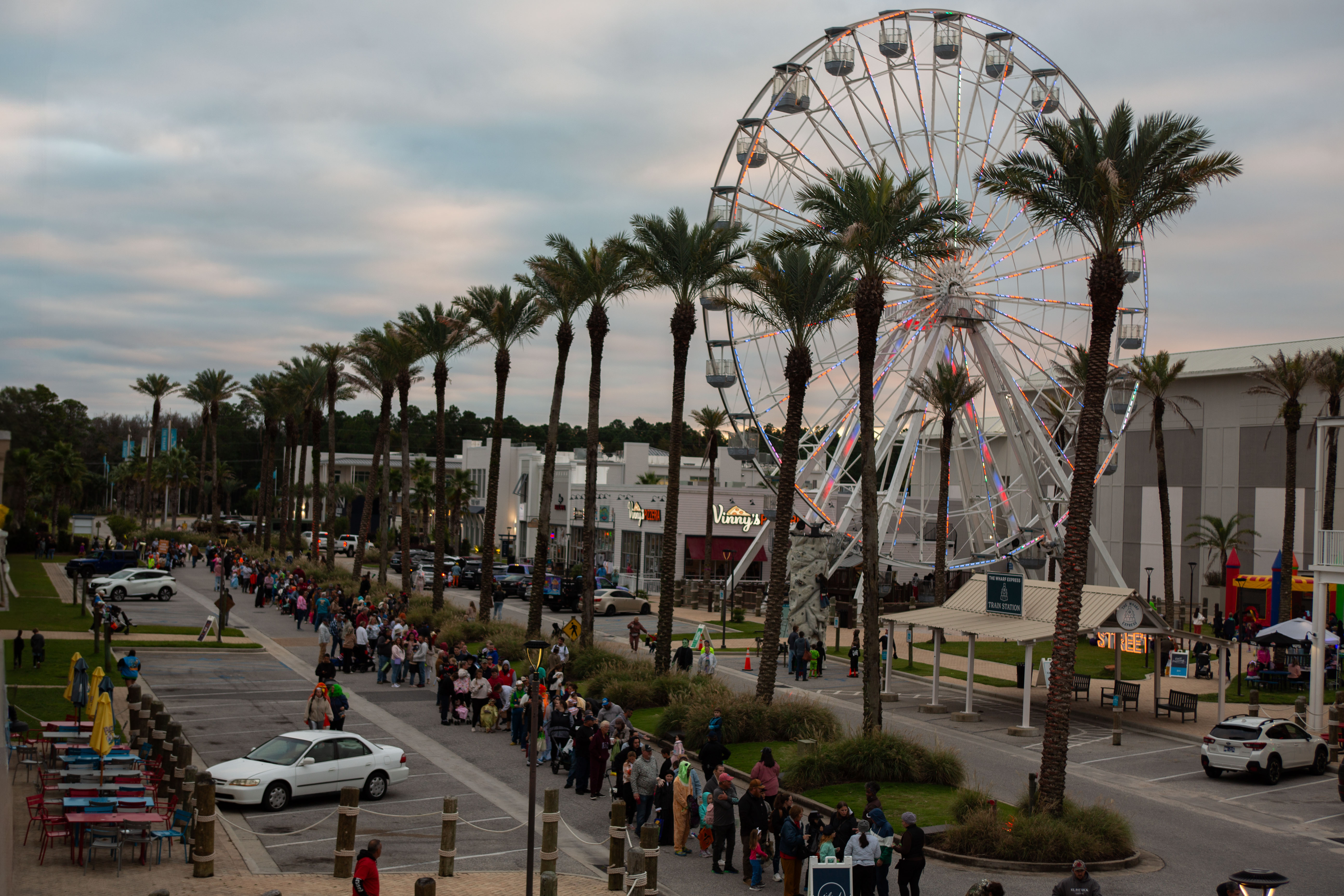 Trunk or Treat event crowd