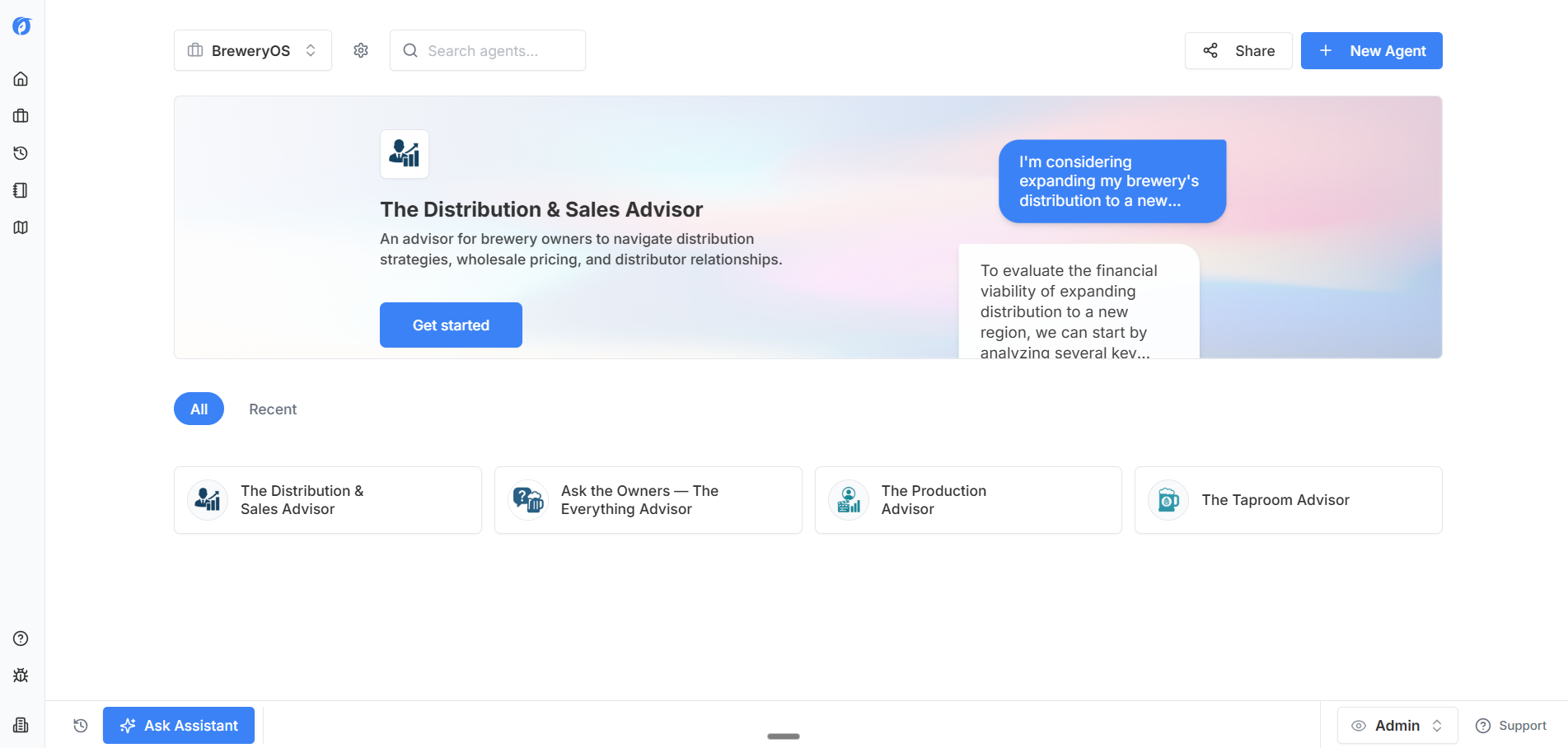Toolset Portal Interface