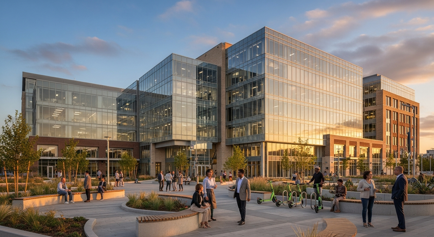 Modern commercial real estate