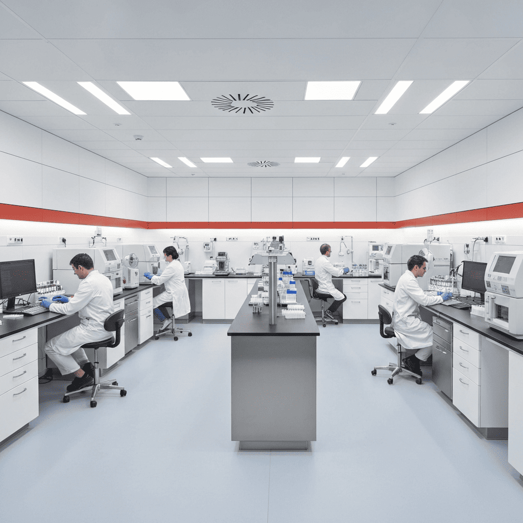 Modern medical laboratory