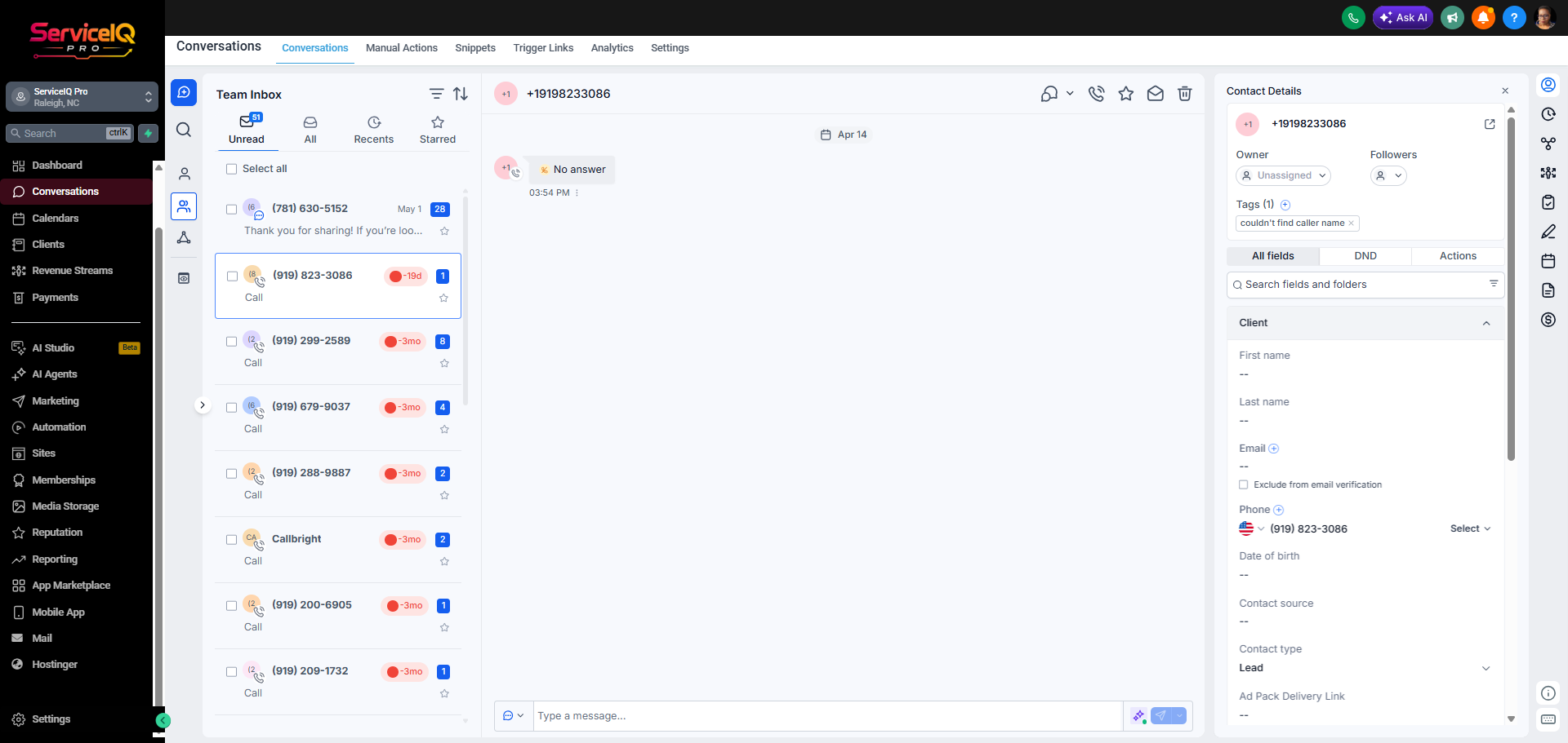 Unified Inbox