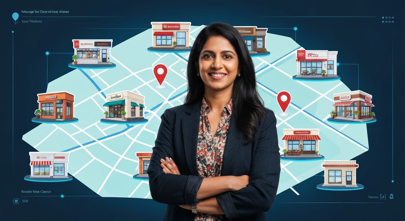 Franchise owner managing multiple locations