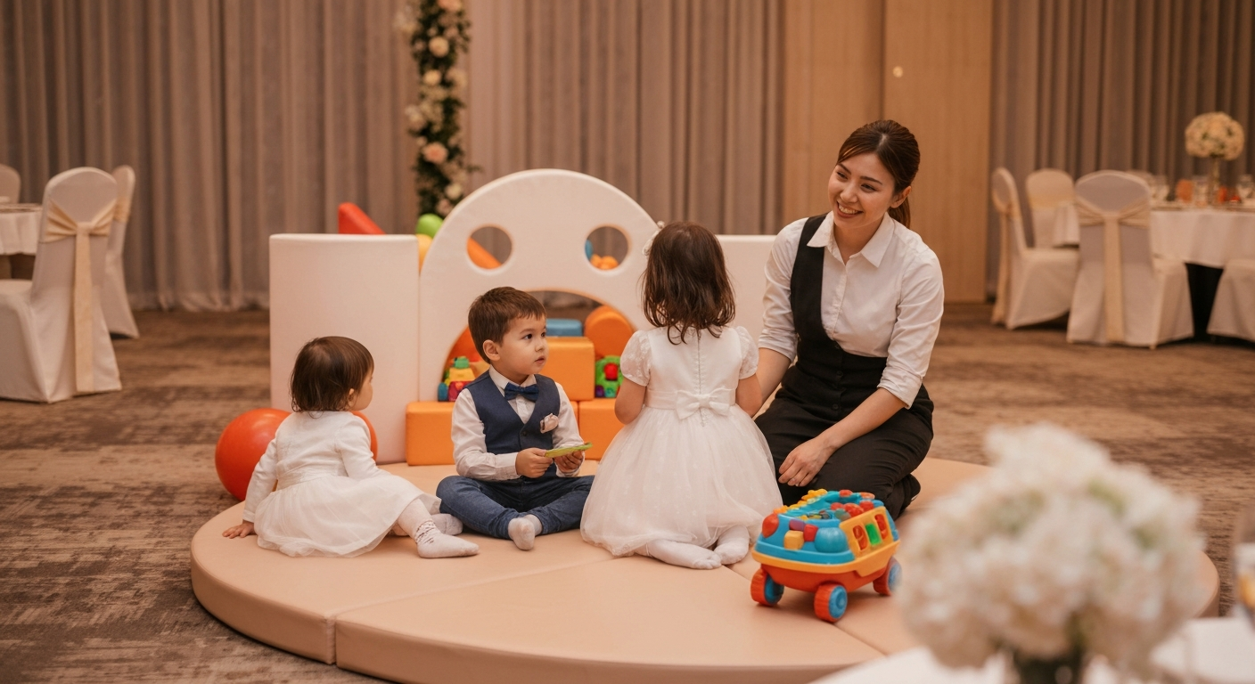 5 Reasons to Hire Mobile Childcare for Your Wedding
