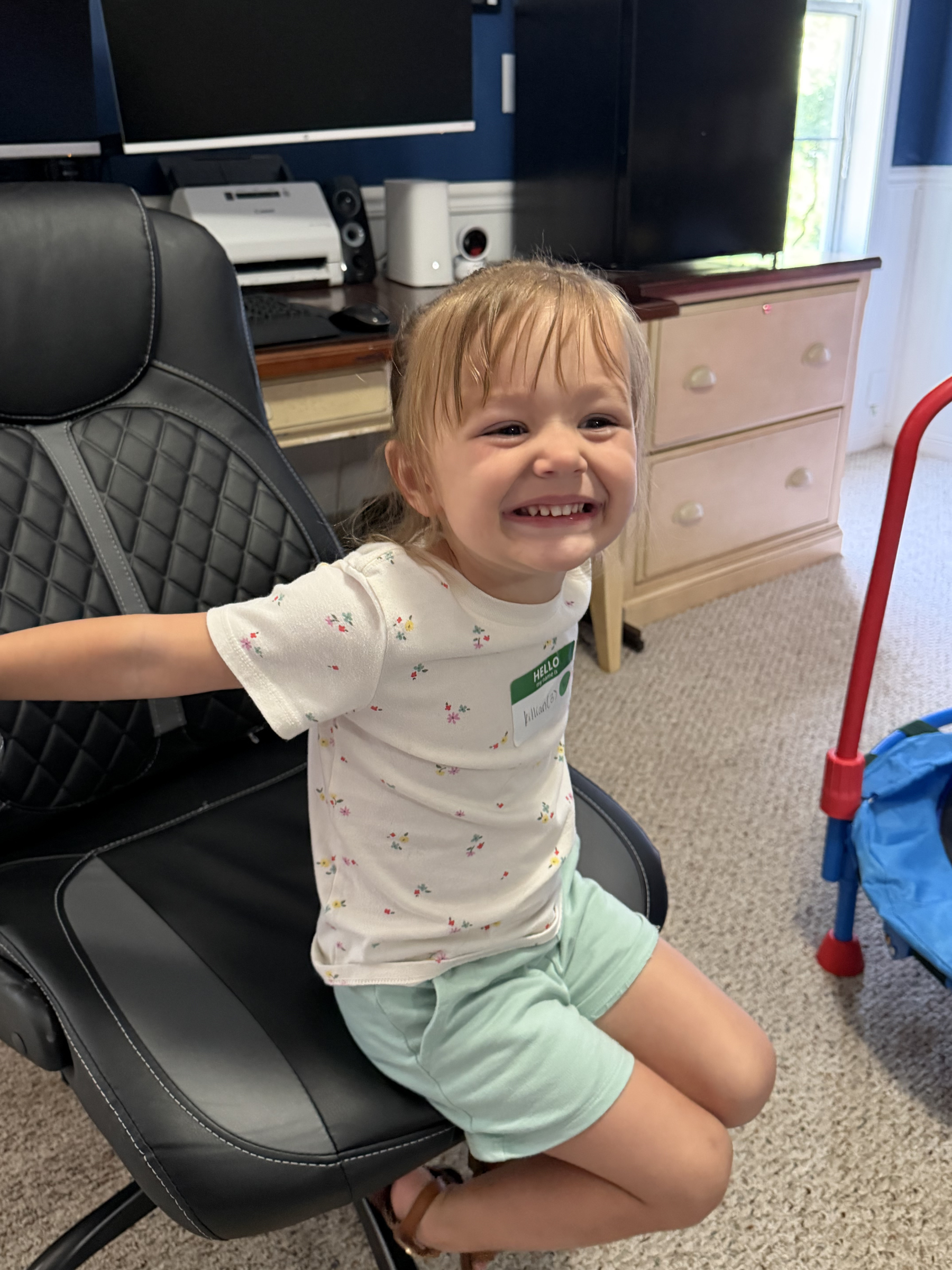 Happy child smiling