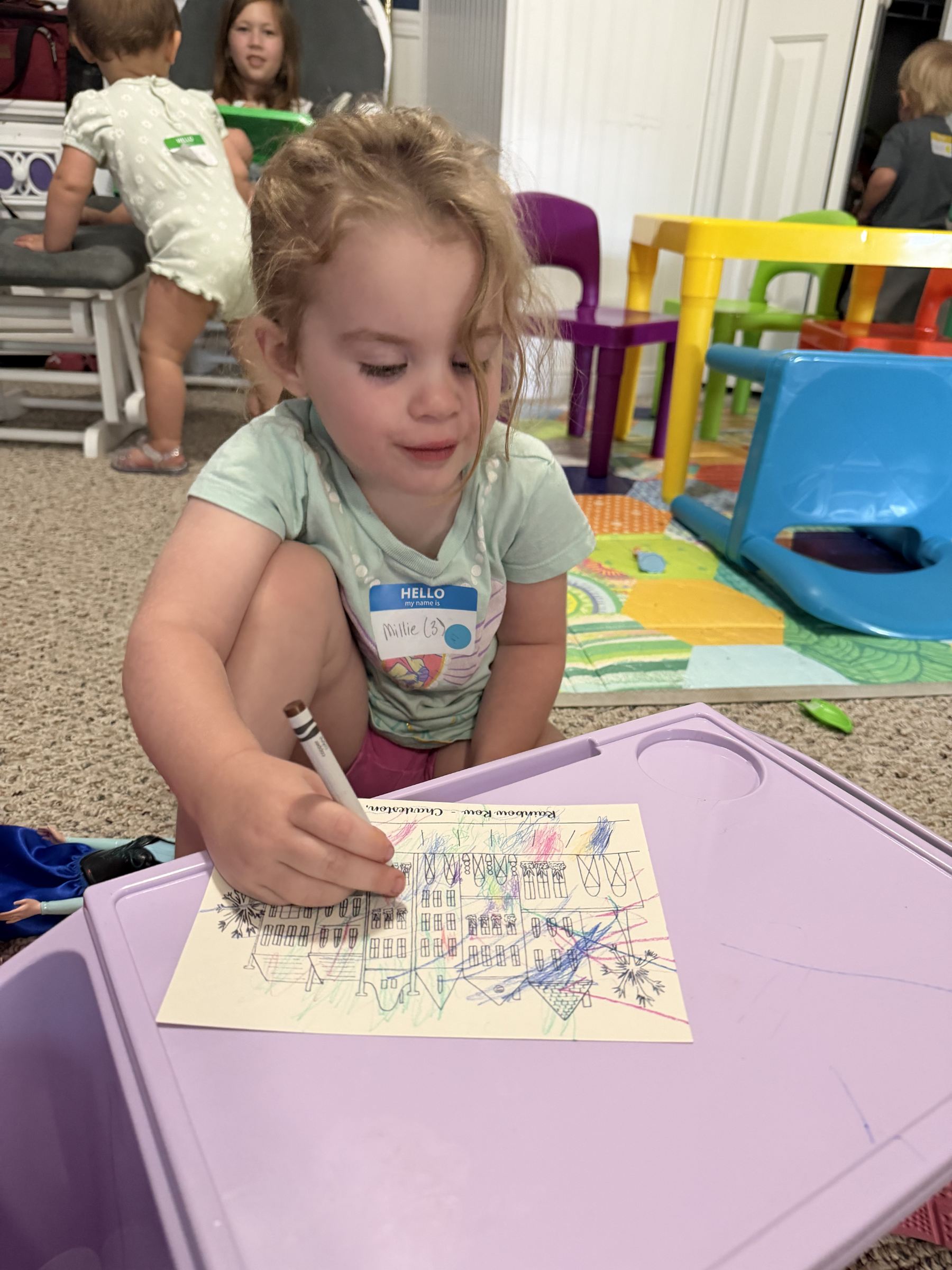 Child coloring