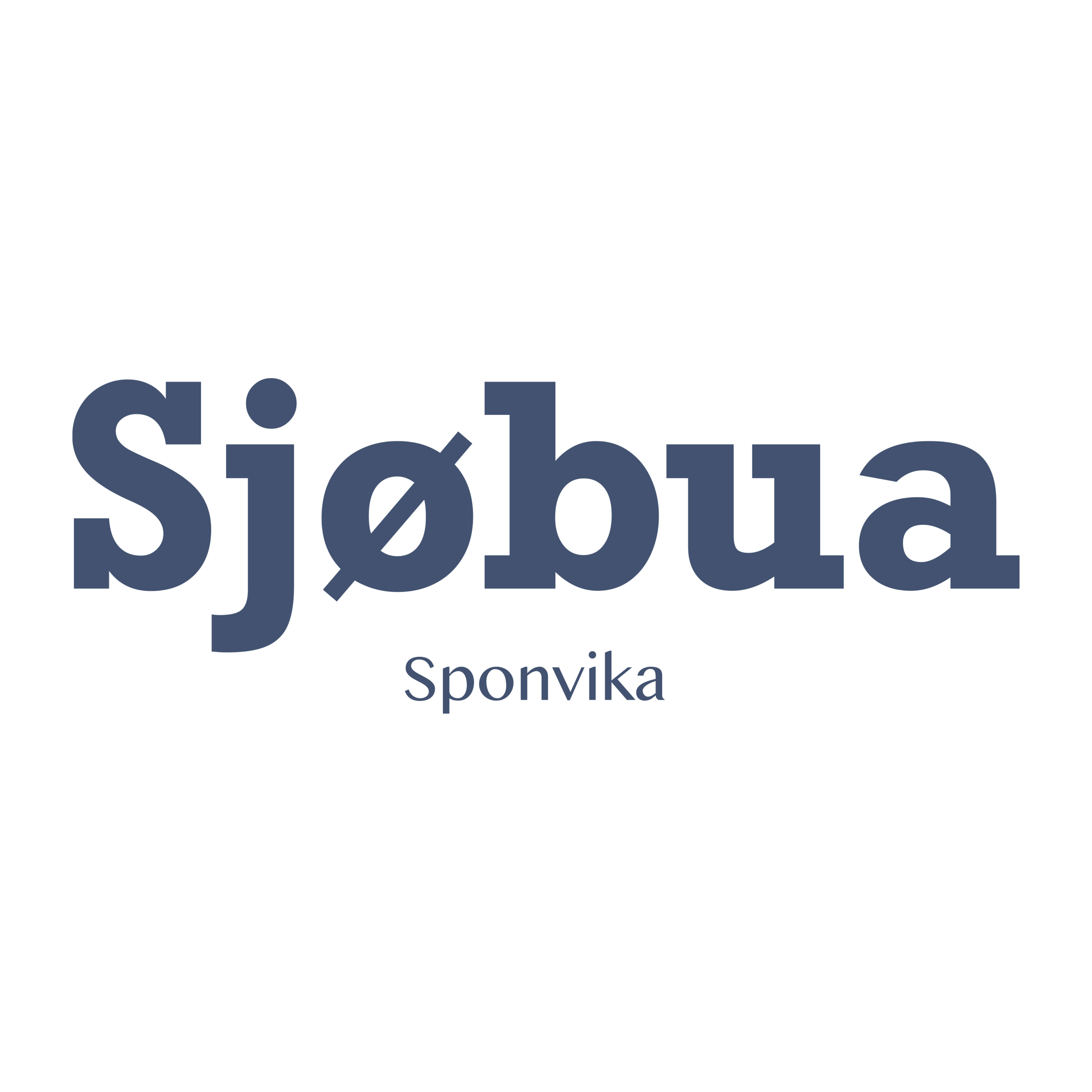 Sjøbua i Sponvika Logo