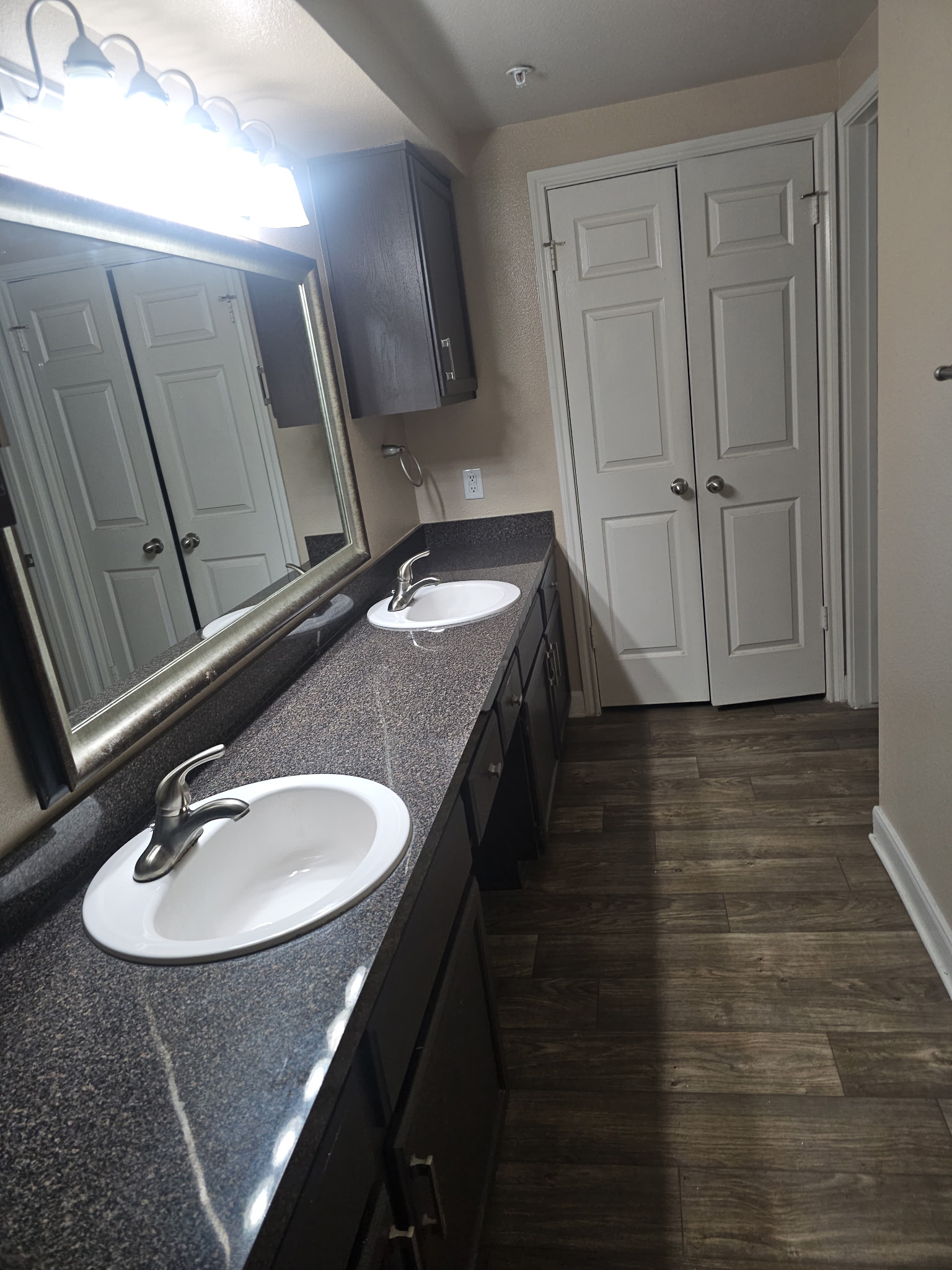 De Leon Solutions - Bathroom vanity and flooring renovation
