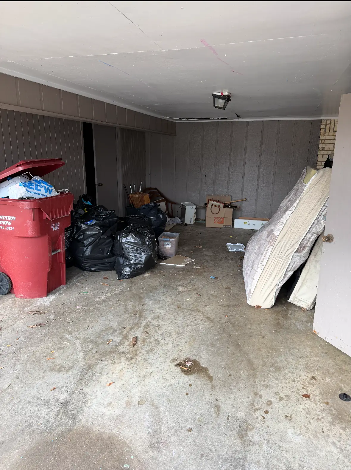 Before junk removal