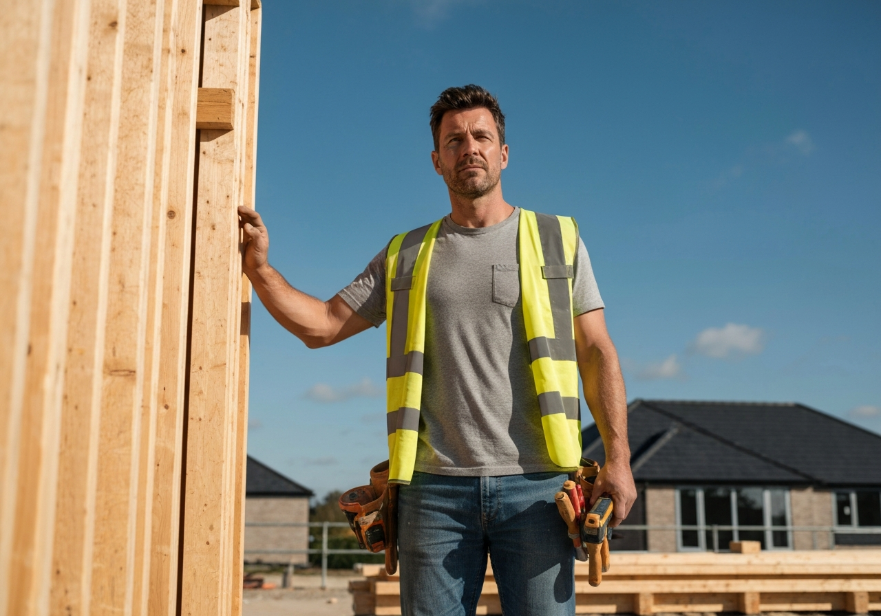 Professional male tradesperson
