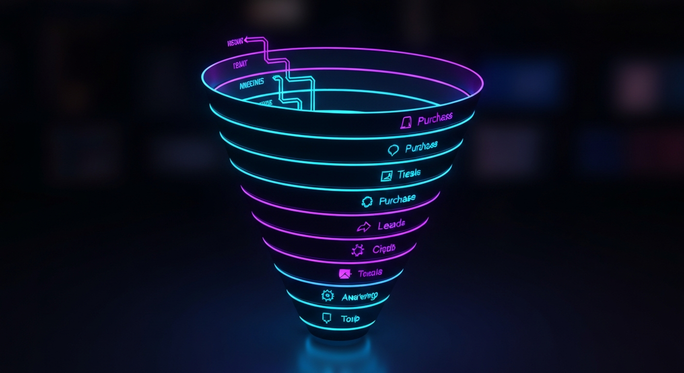 Rappresentazione 3D Imbuto di Vendita
