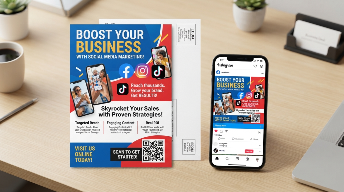 Combining Social Media Ads & EDDM: How Omaha Businesses Capture Local Demand