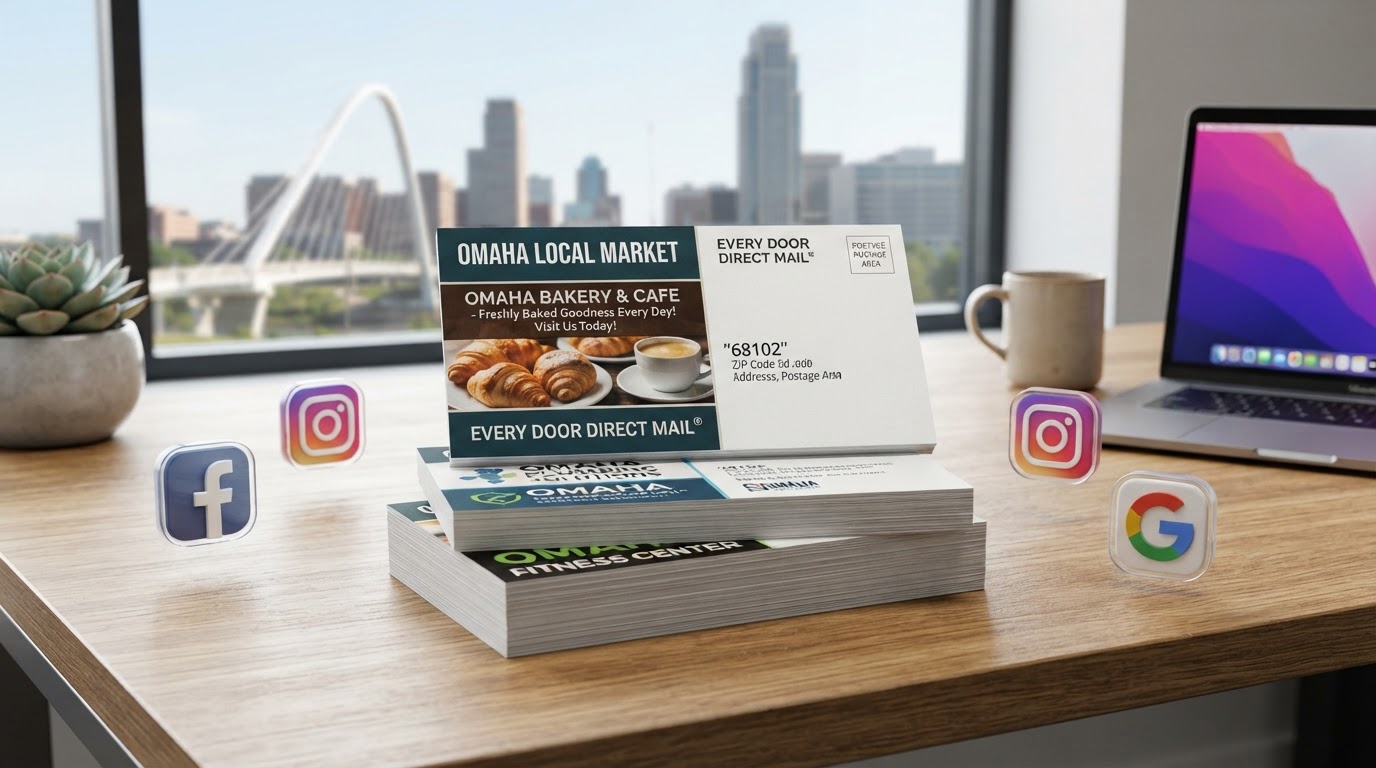 Multi-Touch Campaigns: Combining EDDM, Social Media, and Google Ads in Omaha