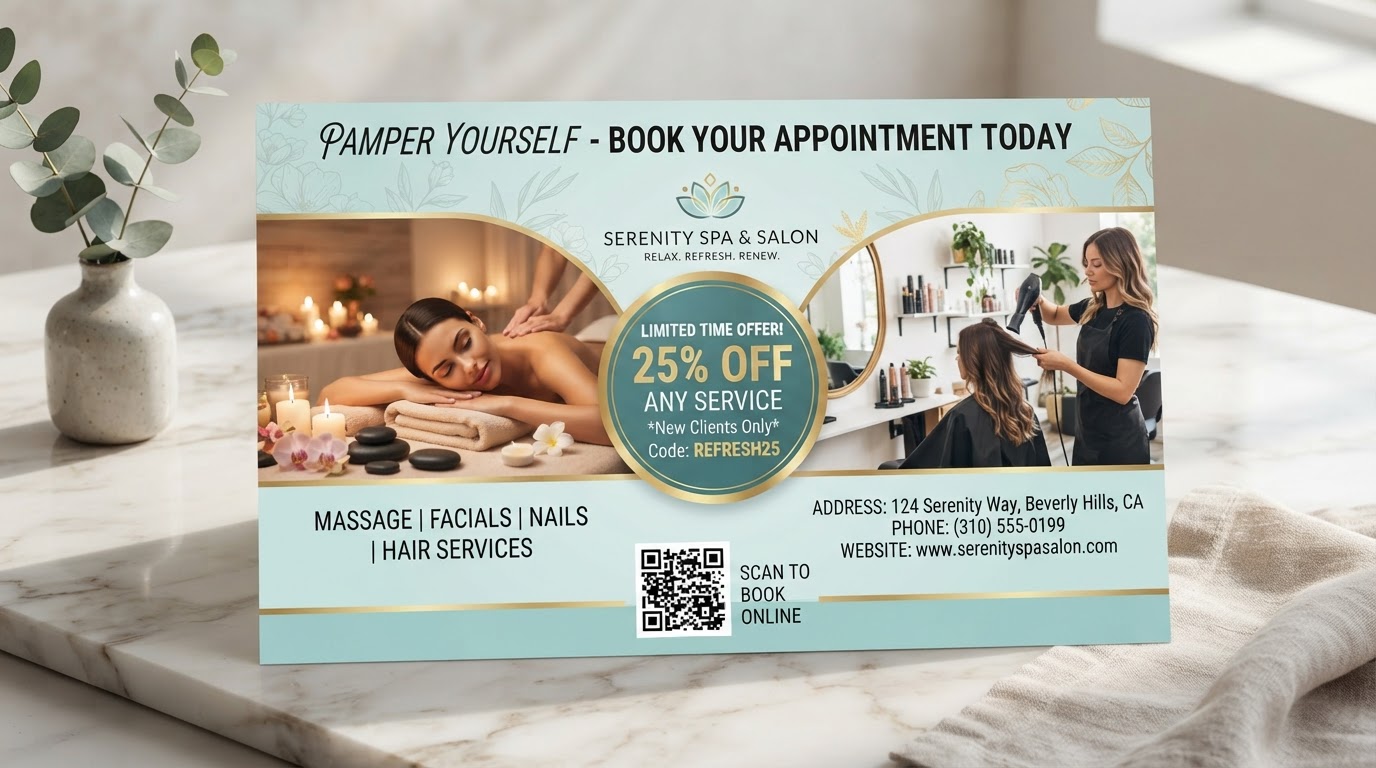 How Salons & Spas in Omaha Can Use EDDM Mailers to Fill Empty Appointment Slots