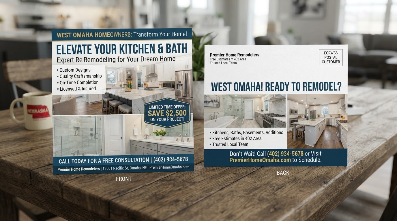 Postcard Marketing for Home Remodelers: Generating High-Value Omaha Leads