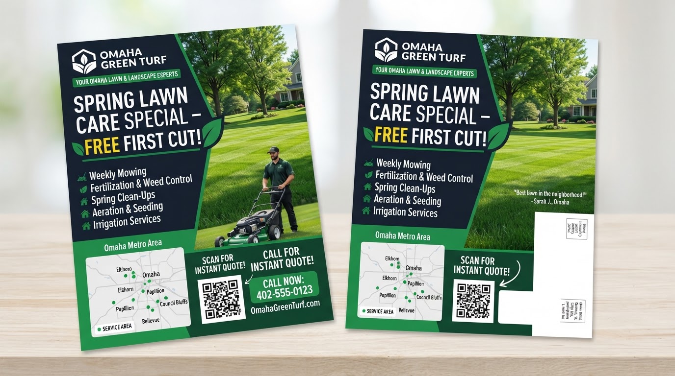Retaining Home Service Customers With Seasonal Reminder Postcards in Omaha