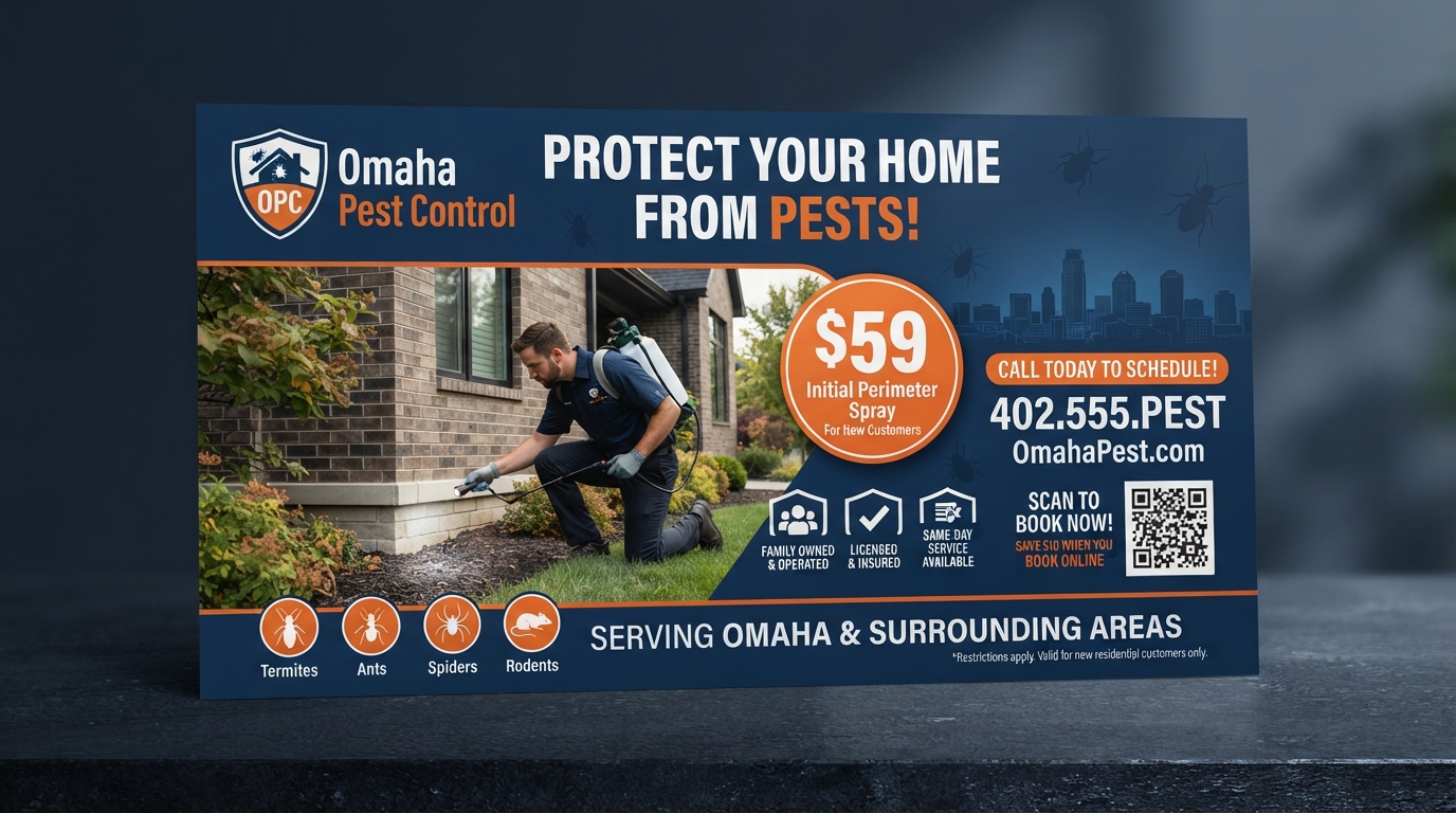 Direct Mail Campaigns for Omaha Pest Control Services: A Step-by-Step Guide